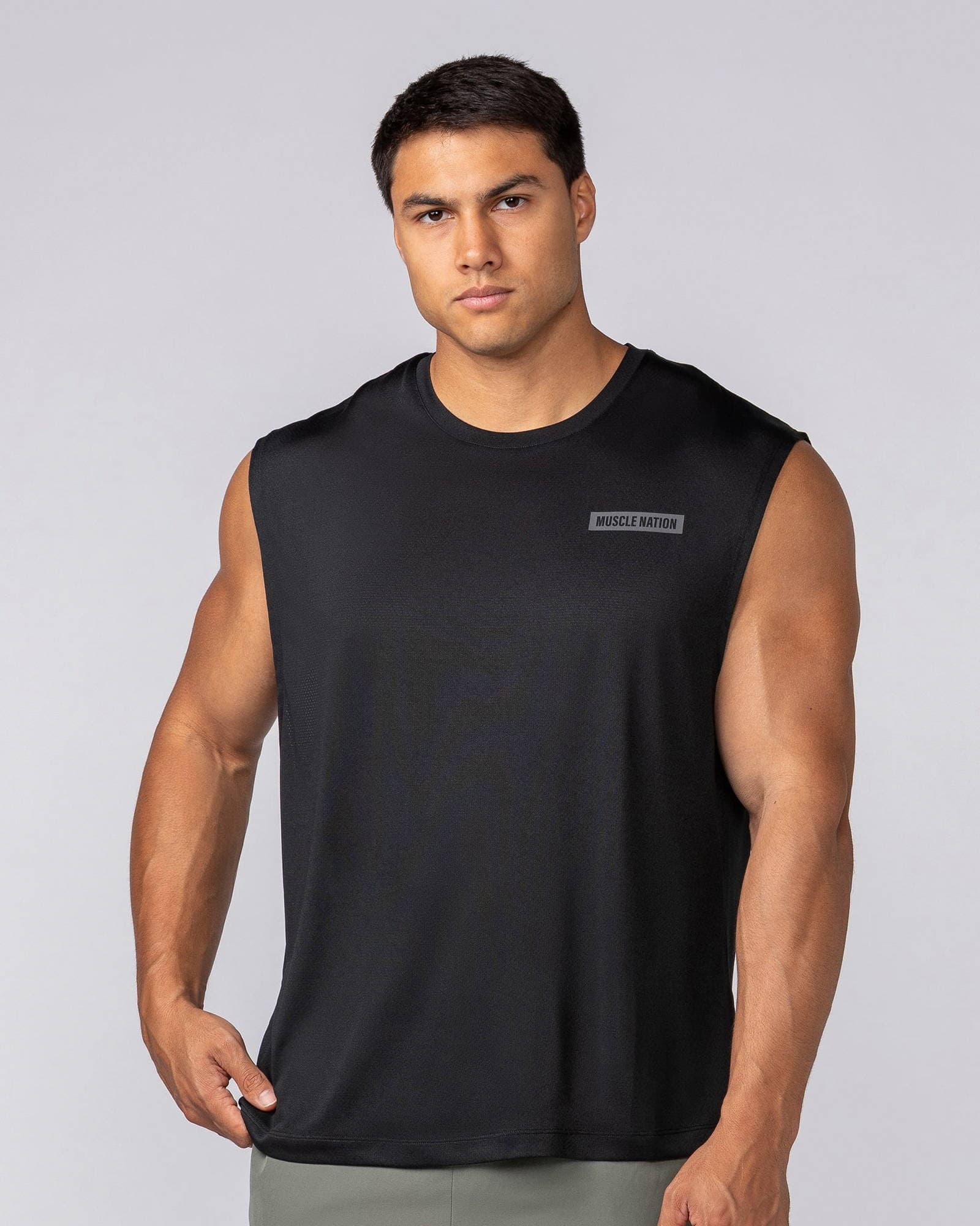Relaxed Active Tank - Black