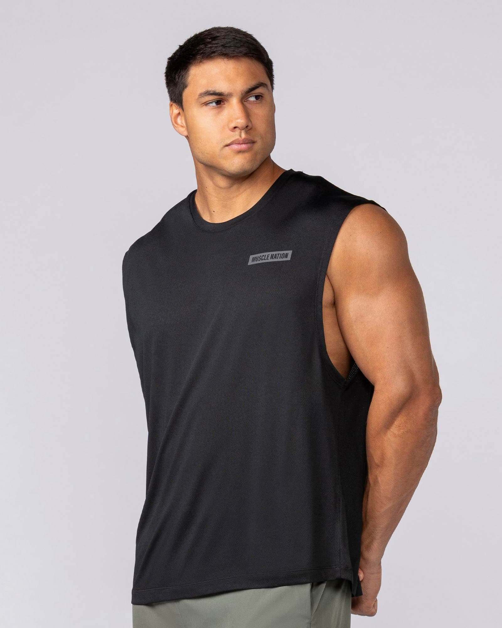 Relaxed Active Tank - Black