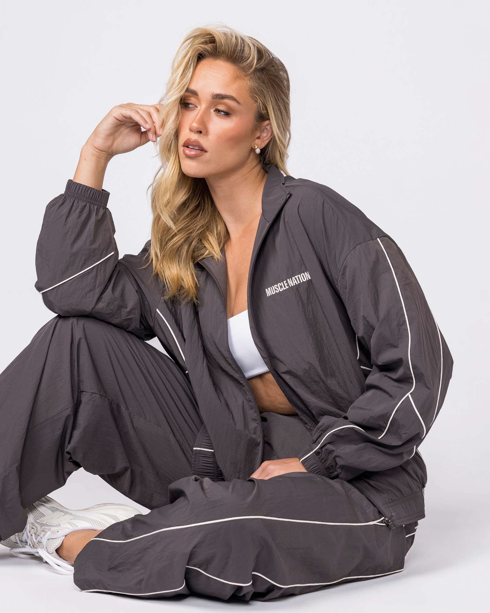 Revival Track Jacket - Slate