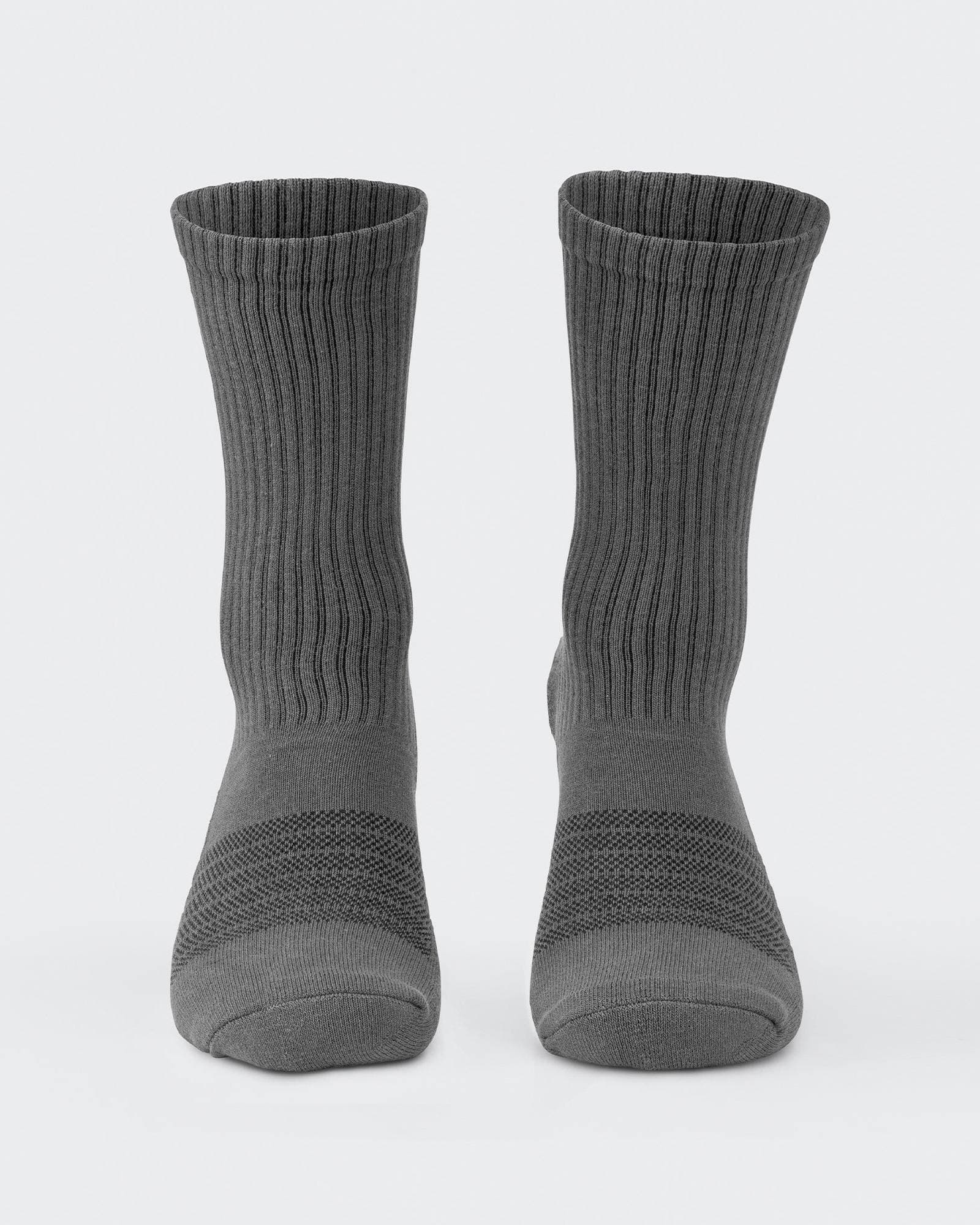 Mens Varsity Crew Sock (2x Pack) - Charcoal