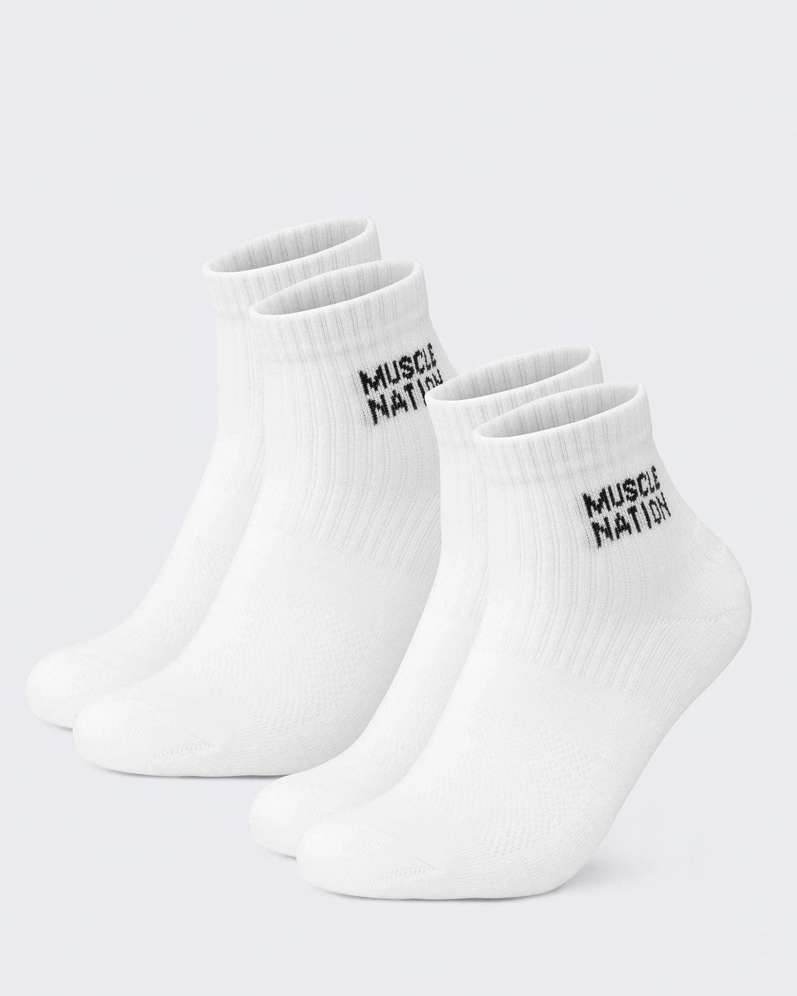 Womens 1/4 Crew Sock (2x Pack)