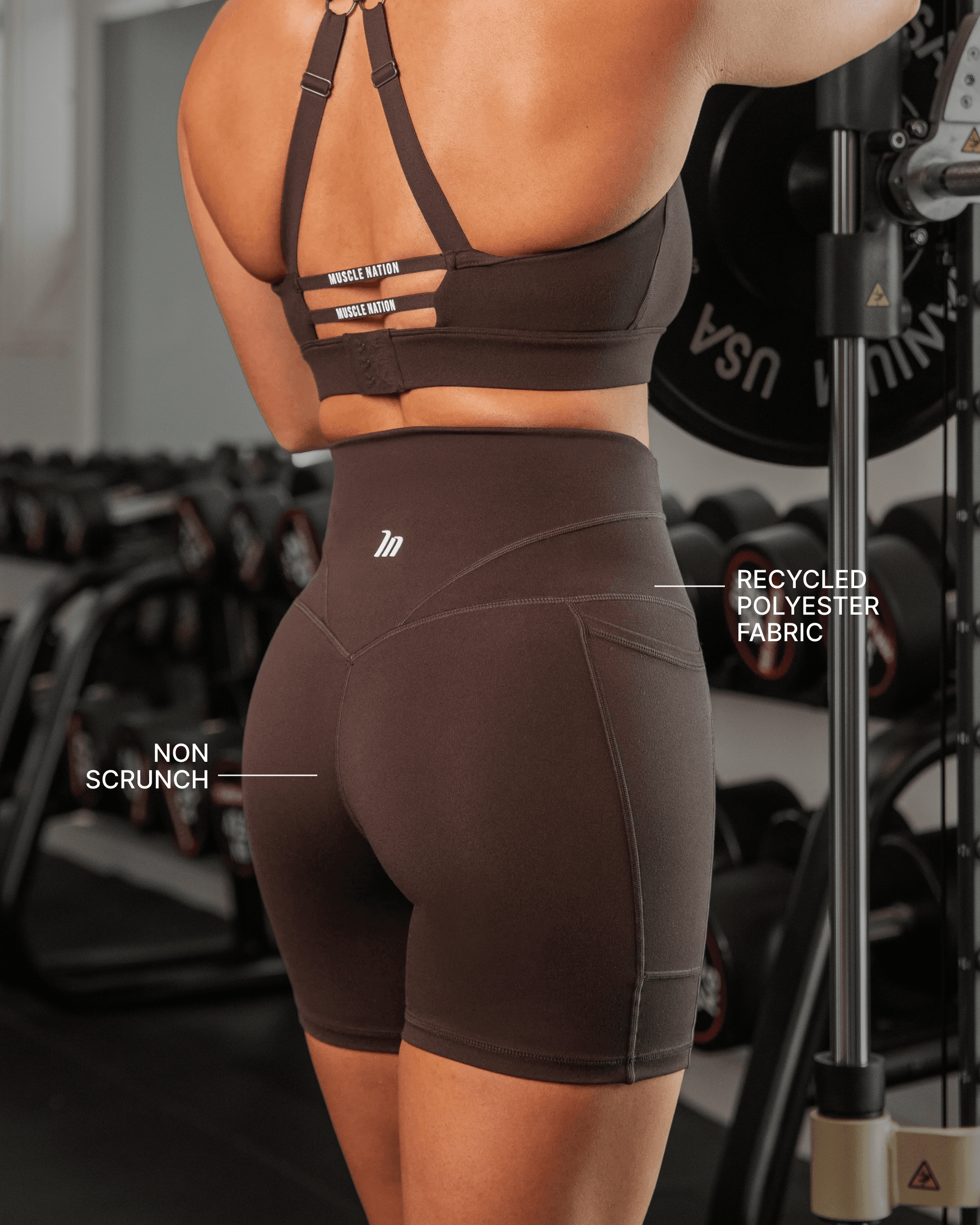 Unrivalled Everyday Pocket Bike Shorts - Cocoa