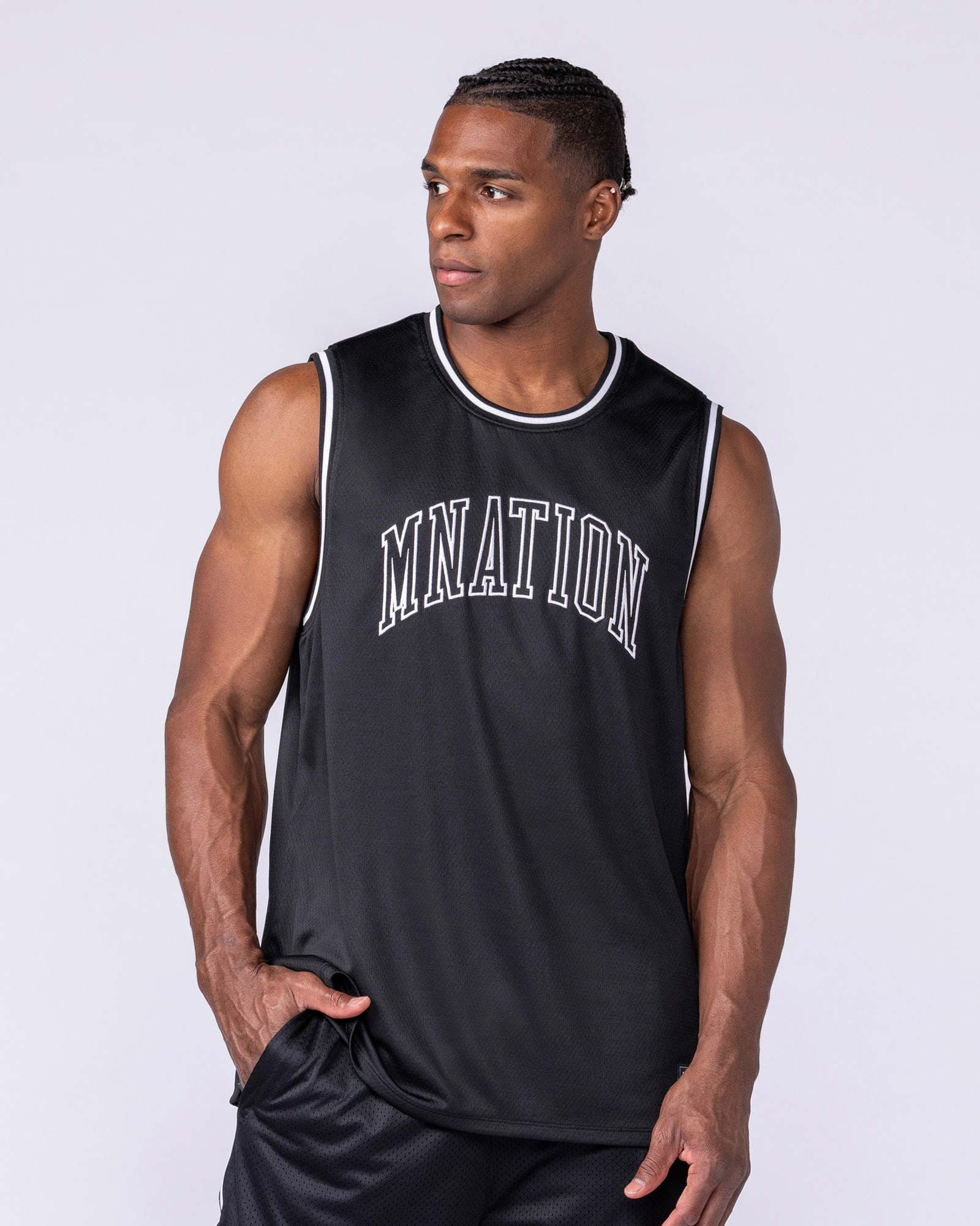 Varsity Basketball Jersey - Black