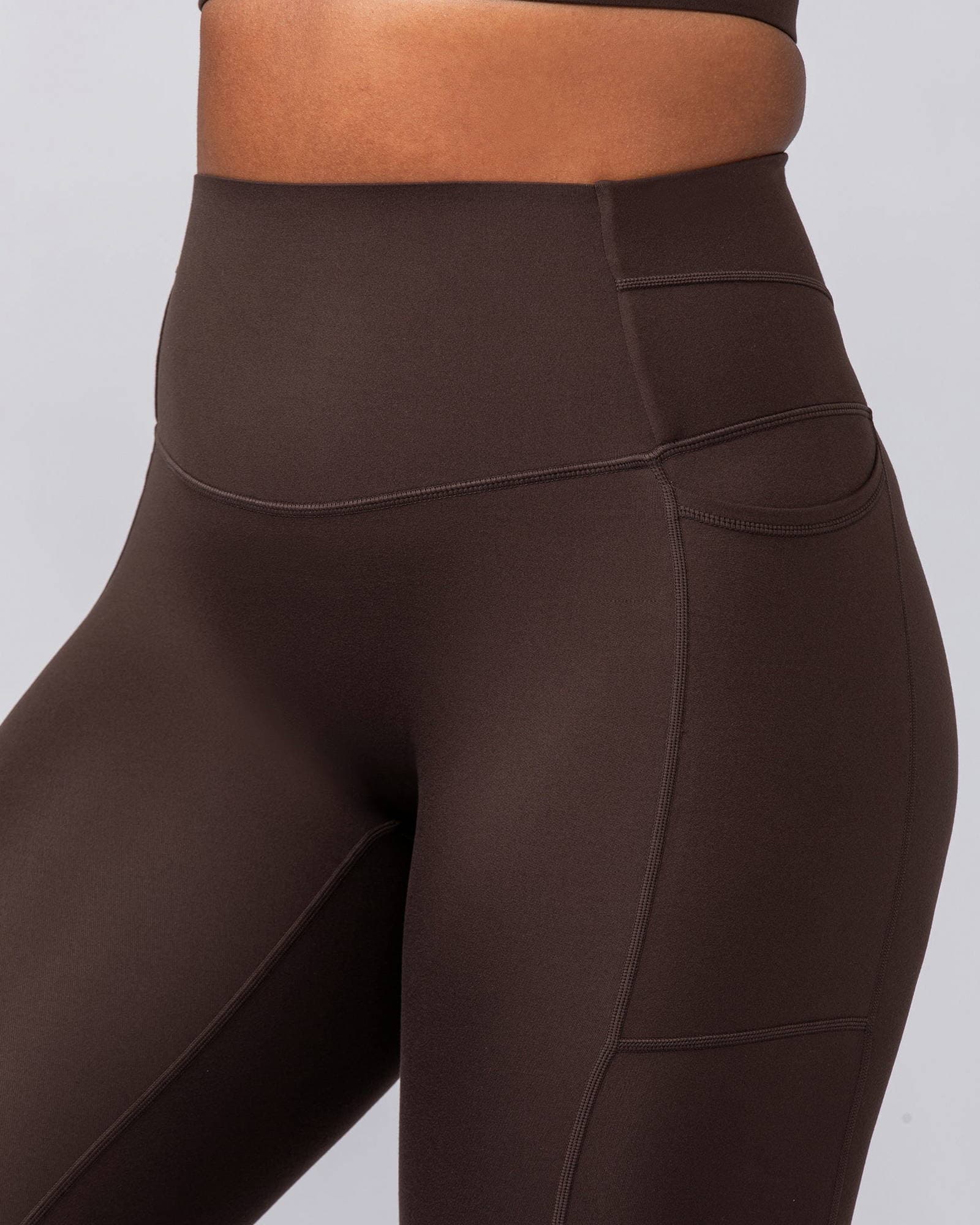 Unrivalled Everyday Pocket Ankle Leggings - Cocoa