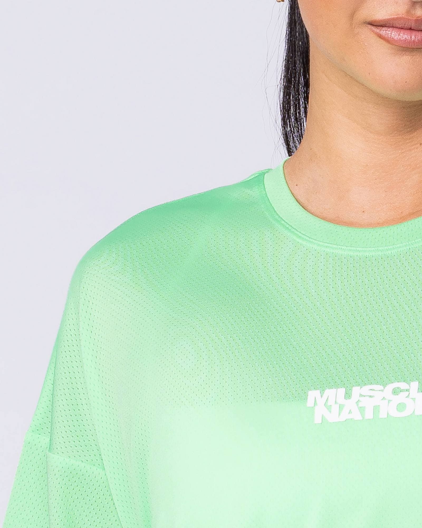 Womens Relaxed Training Tee - Key Lime