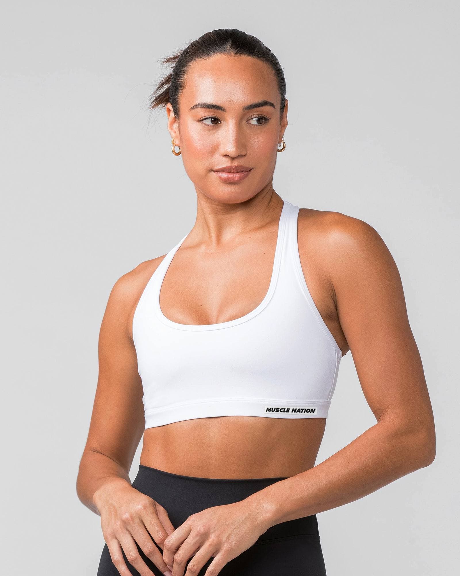 Drew Bra - White / White