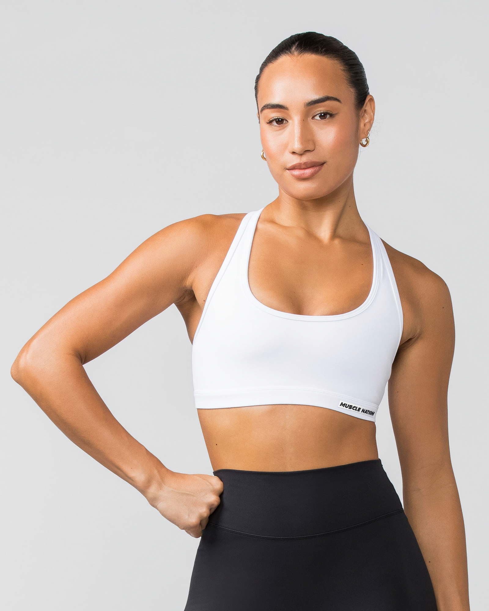 Drew Bra - White / White
