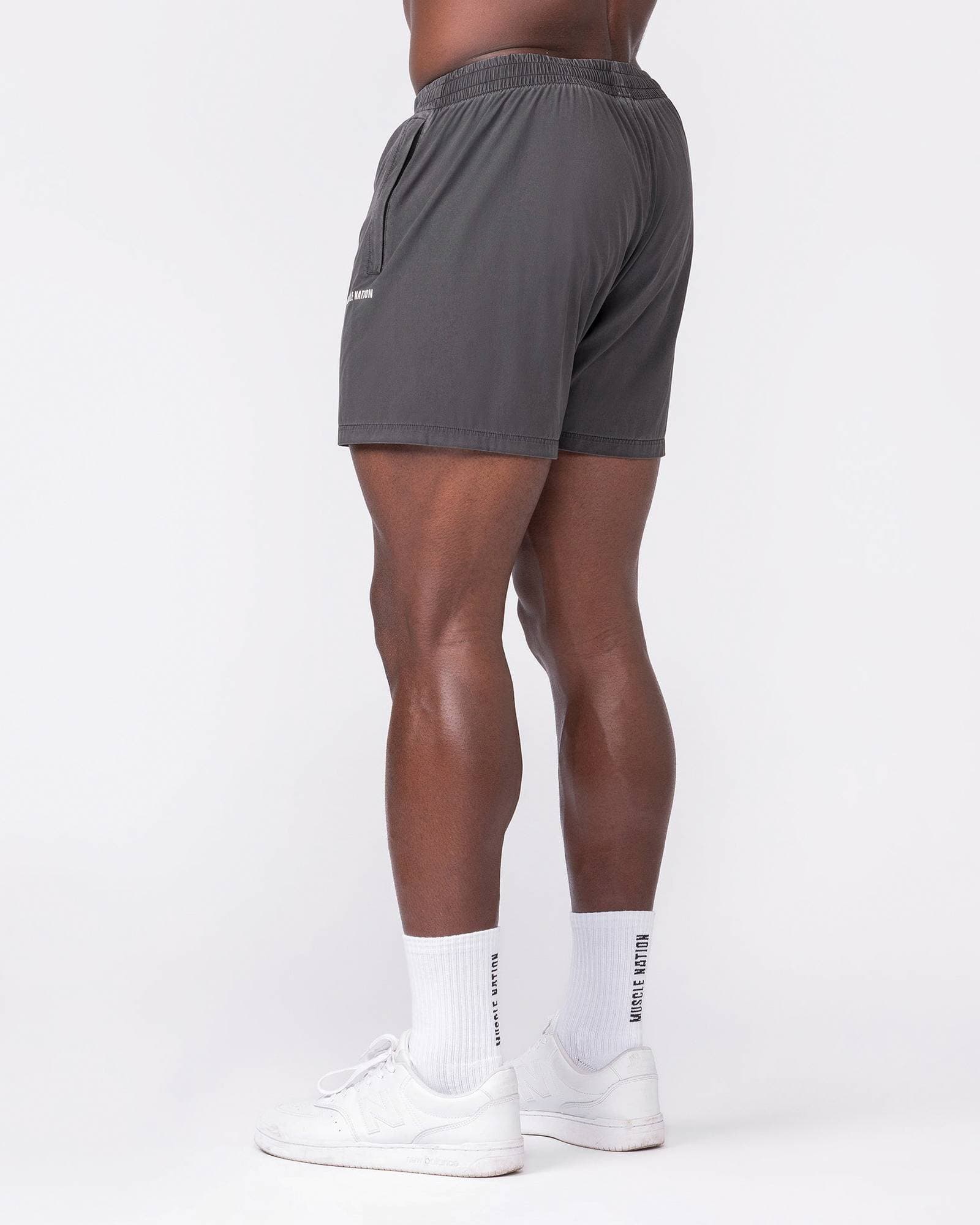 Essential Vintage 3.5" Active Shorts - Washed Black