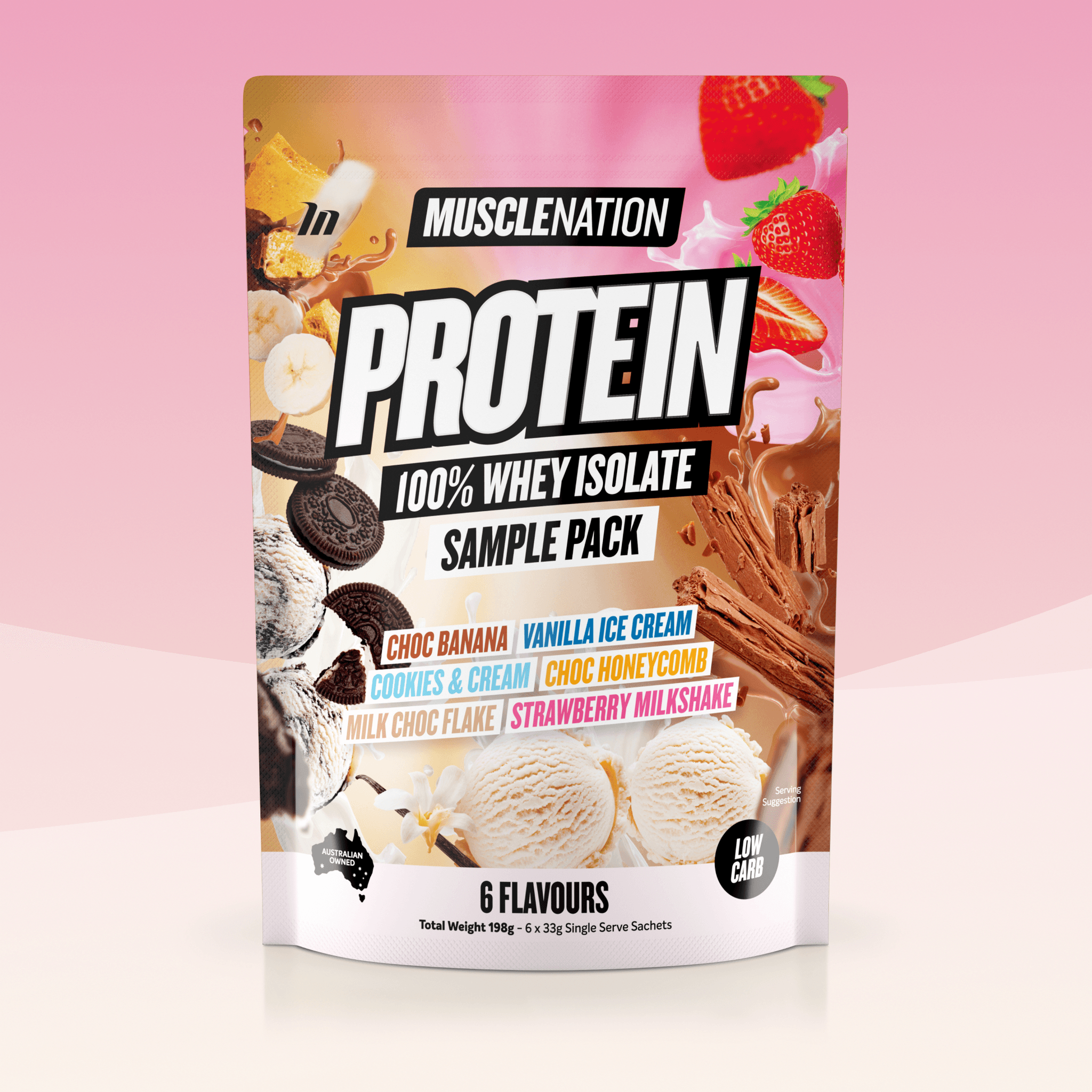 WHEY Protein Isolate - Sample Pack - 6 Flavours