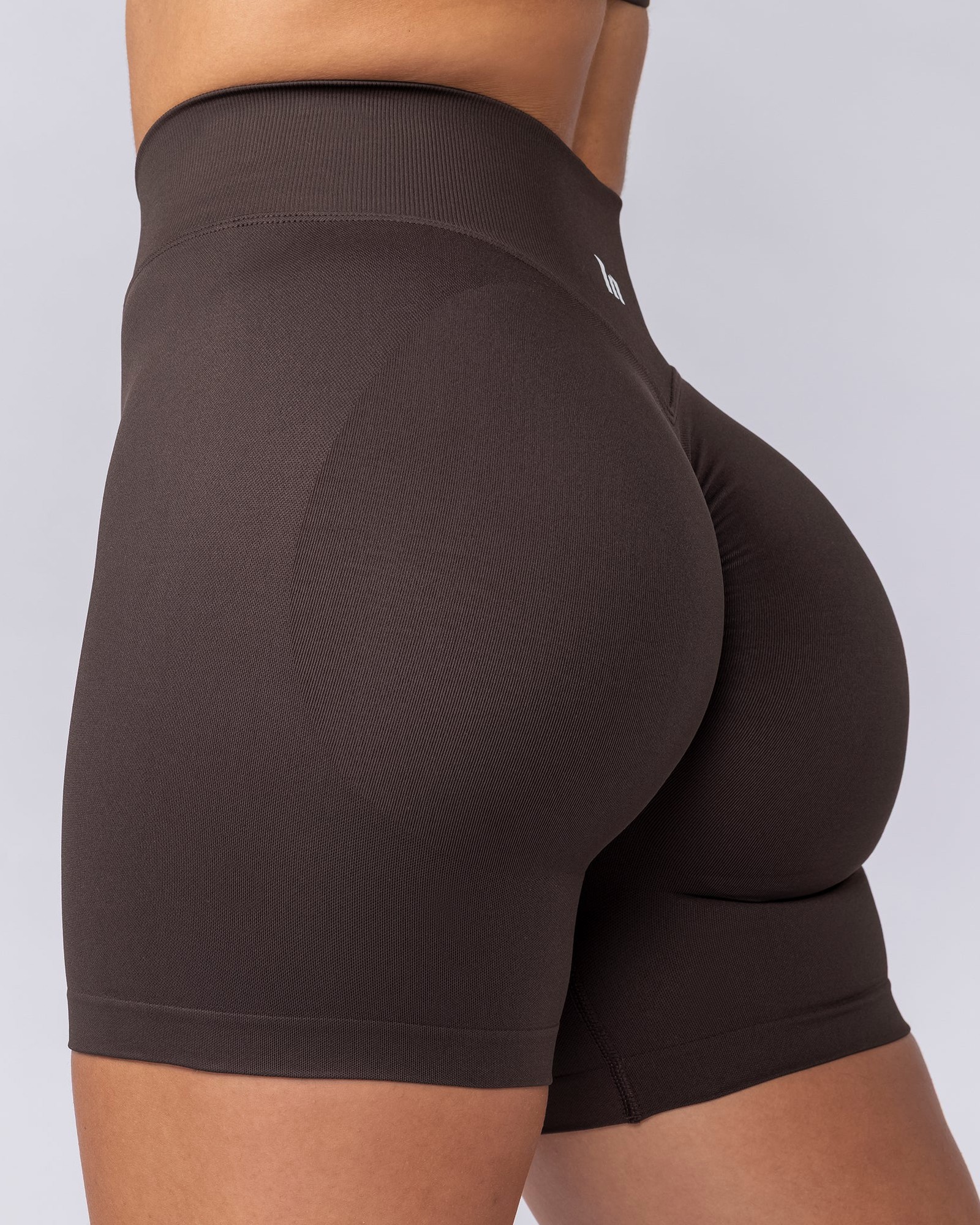 Sculpt Seamless Midway Shorts - Cocoa
