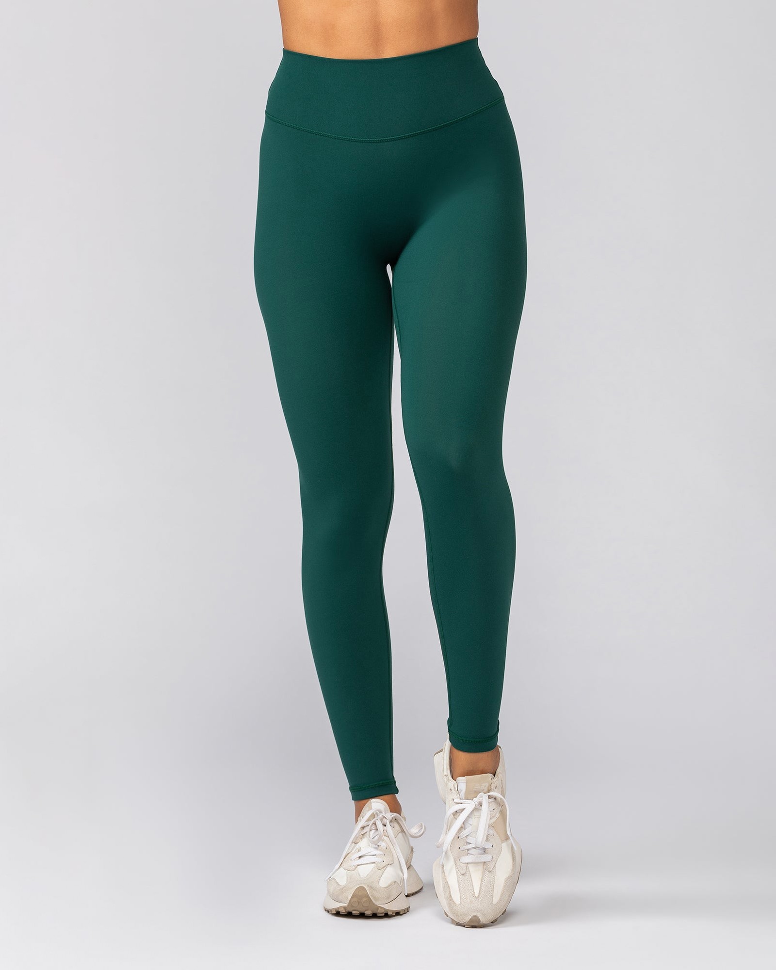 Liberty High Rise Ankle Length Leggings - Evergreen