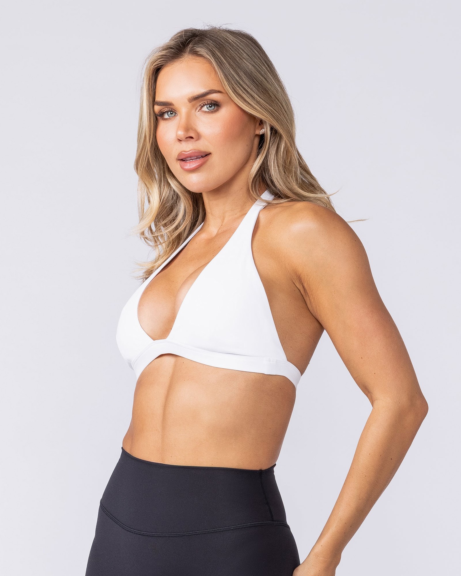Halter Bralette - White