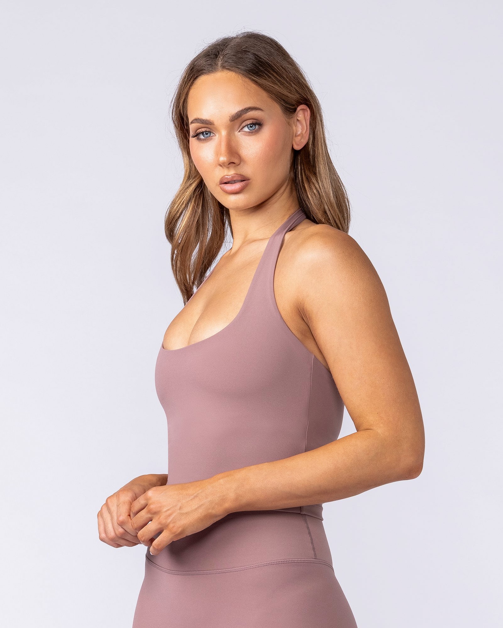 Define Bra Tank - Mocha Berry