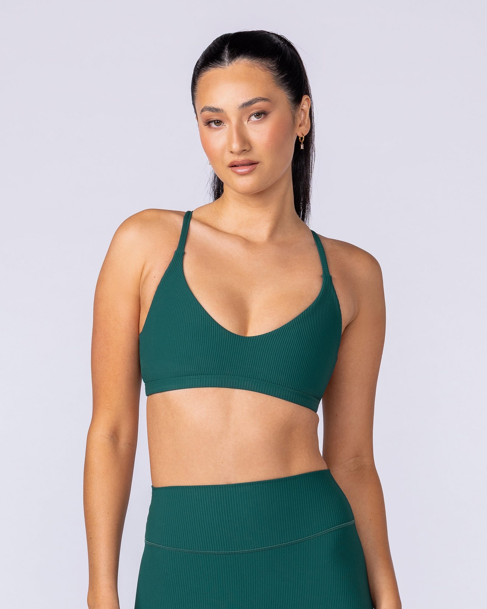 Fantasy Rib Bralette - Evergreen