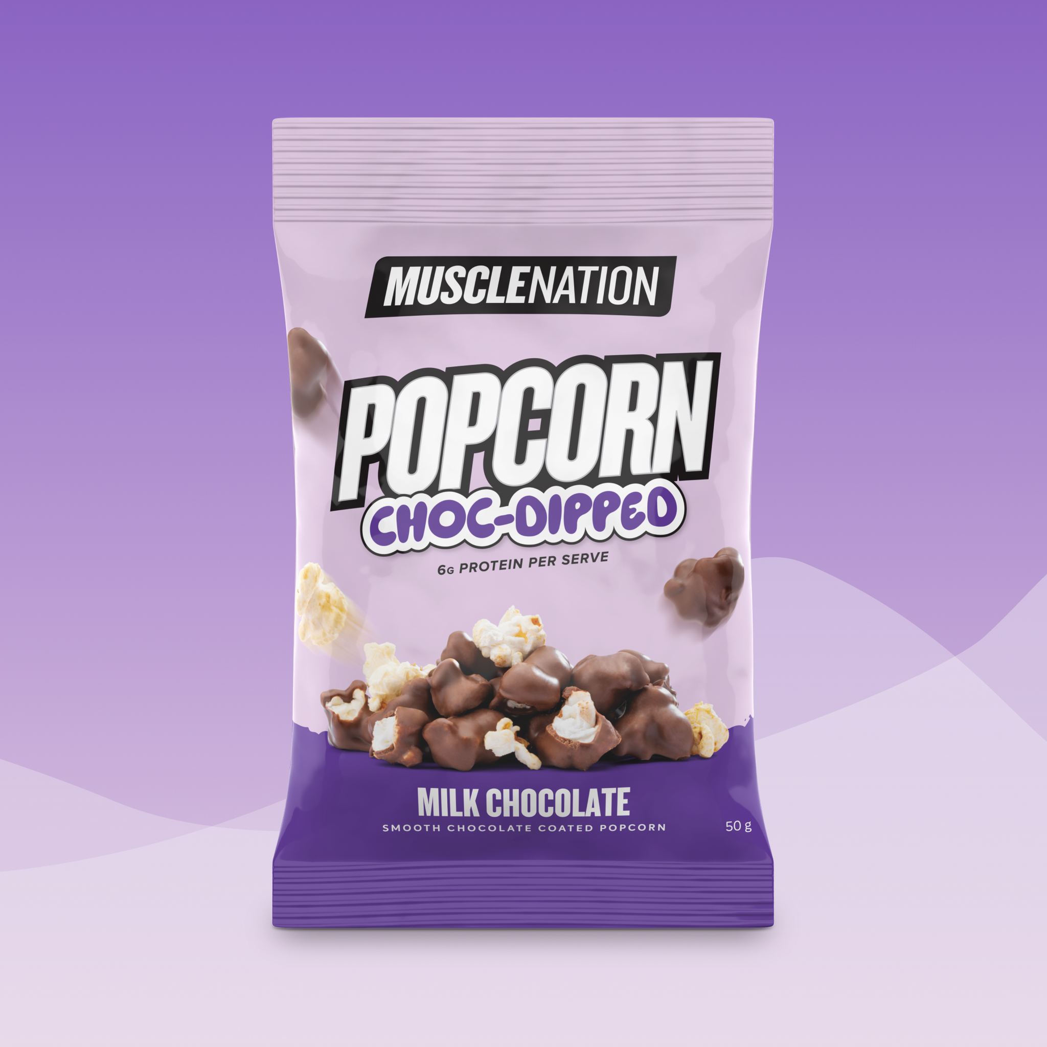 POPCORN CHOC-DIPPED - Milk Chocolate - Box of 8