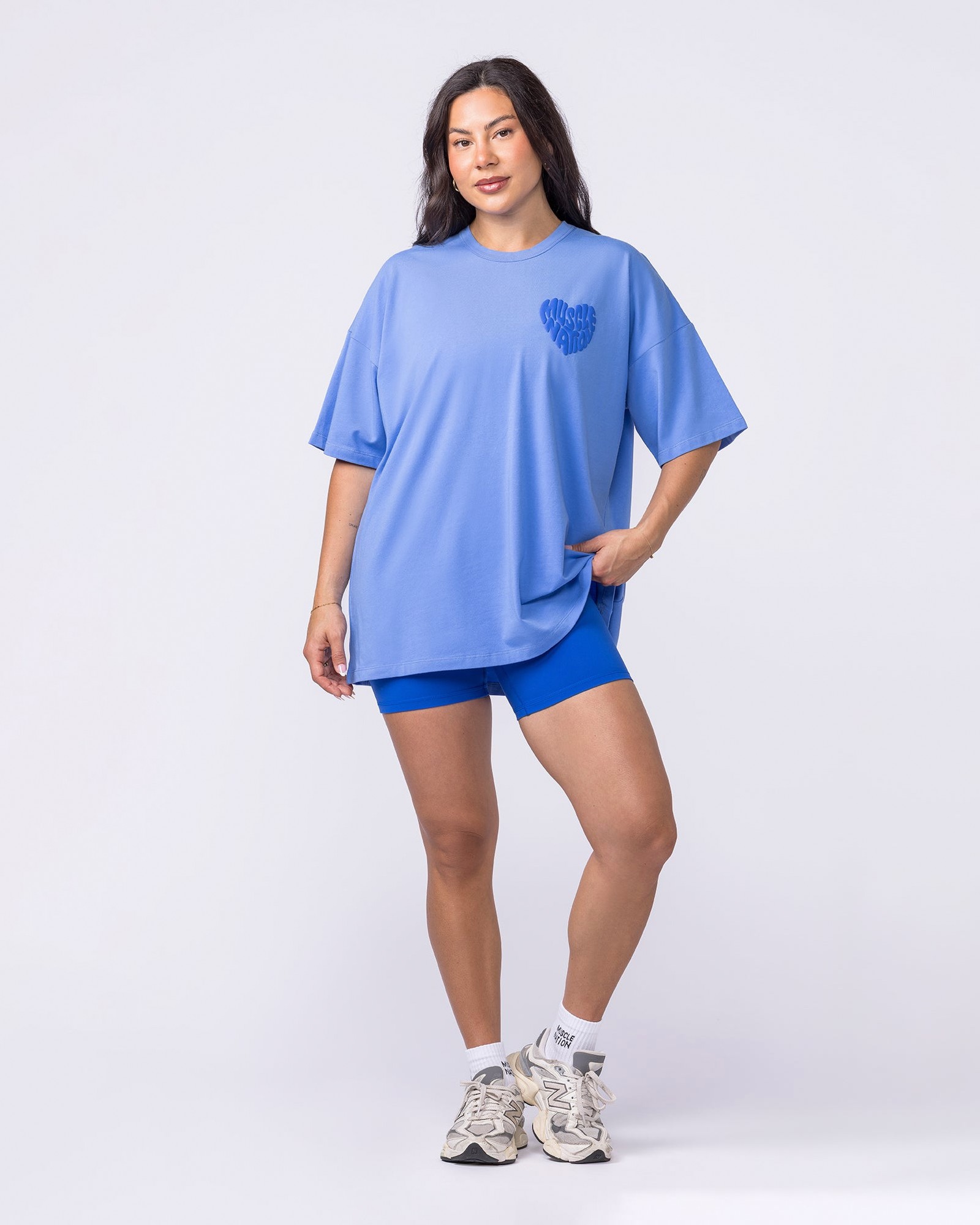Peachy Oversized Tee - Salt Air