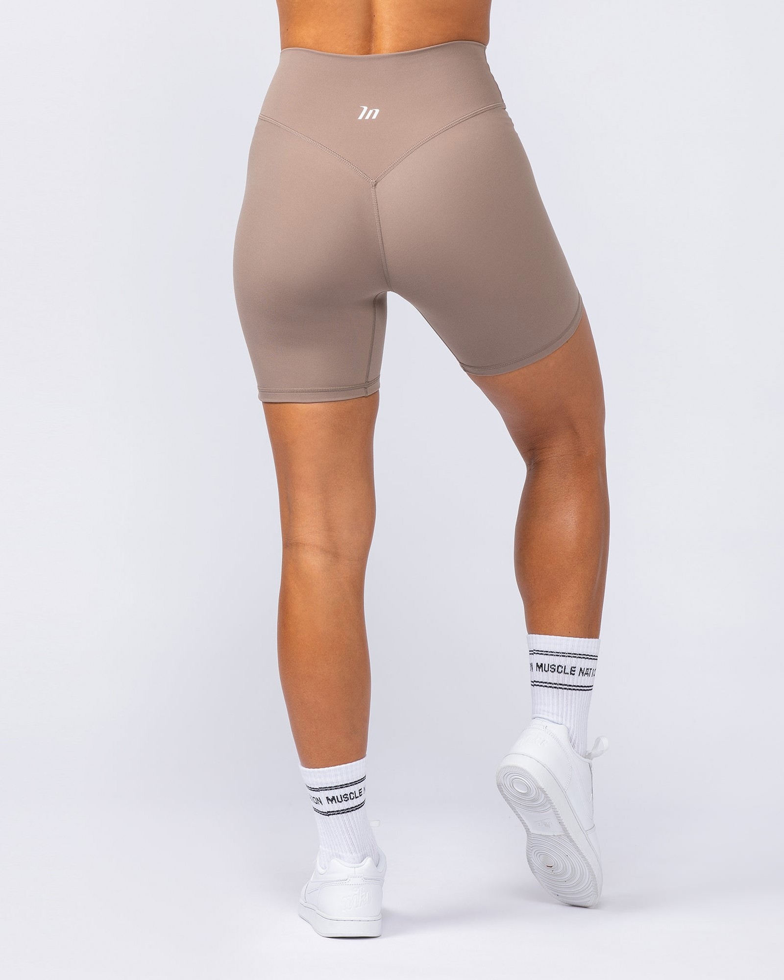 Liberty High Rise Bike Shorts - Mushroom