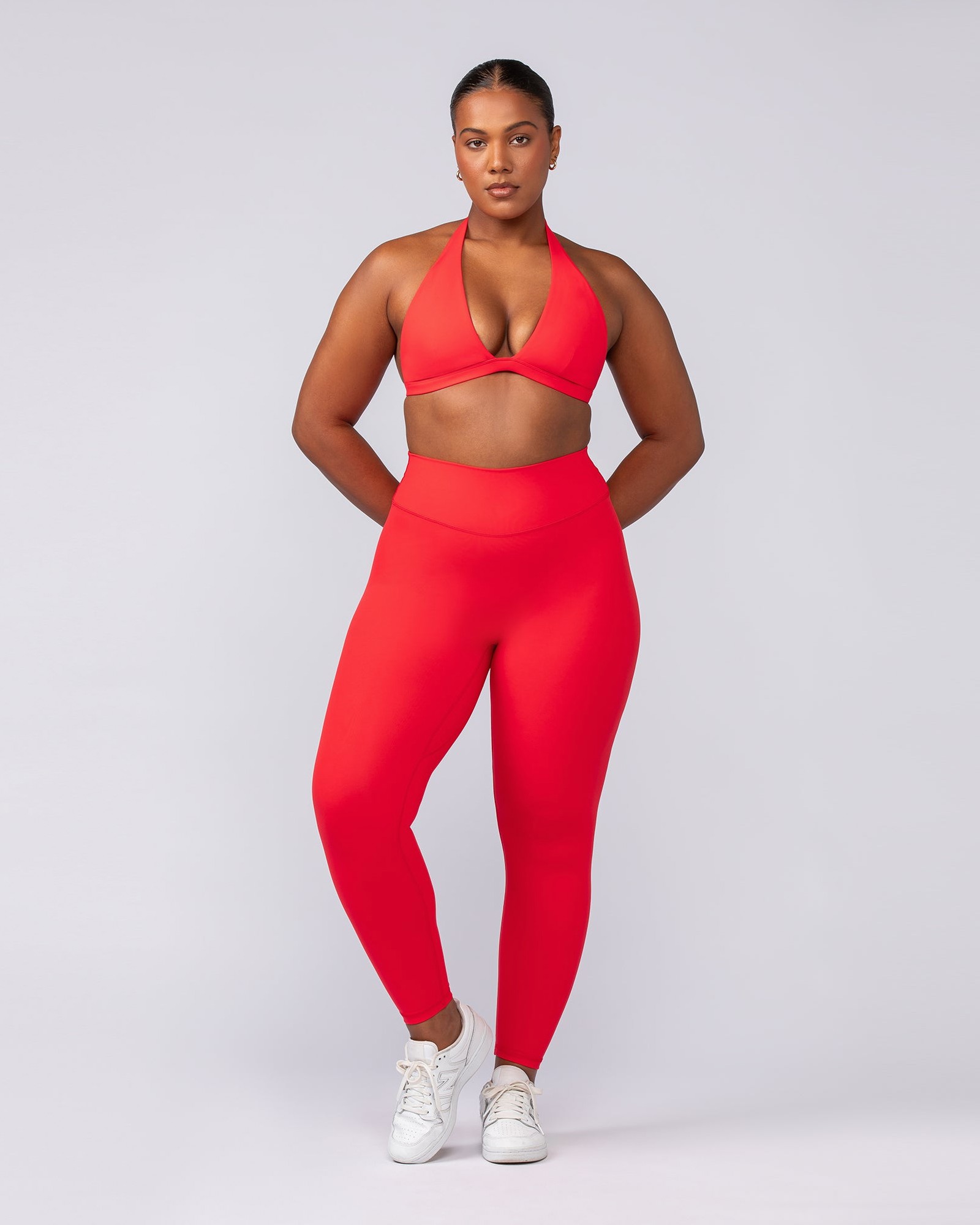 Liberty High Rise Ankle Length Leggings - Salsa