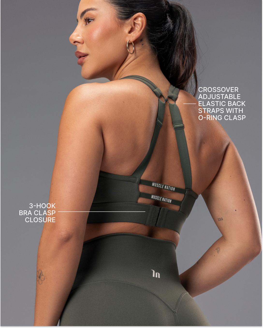 Elite Support Bra - Eucalyptus