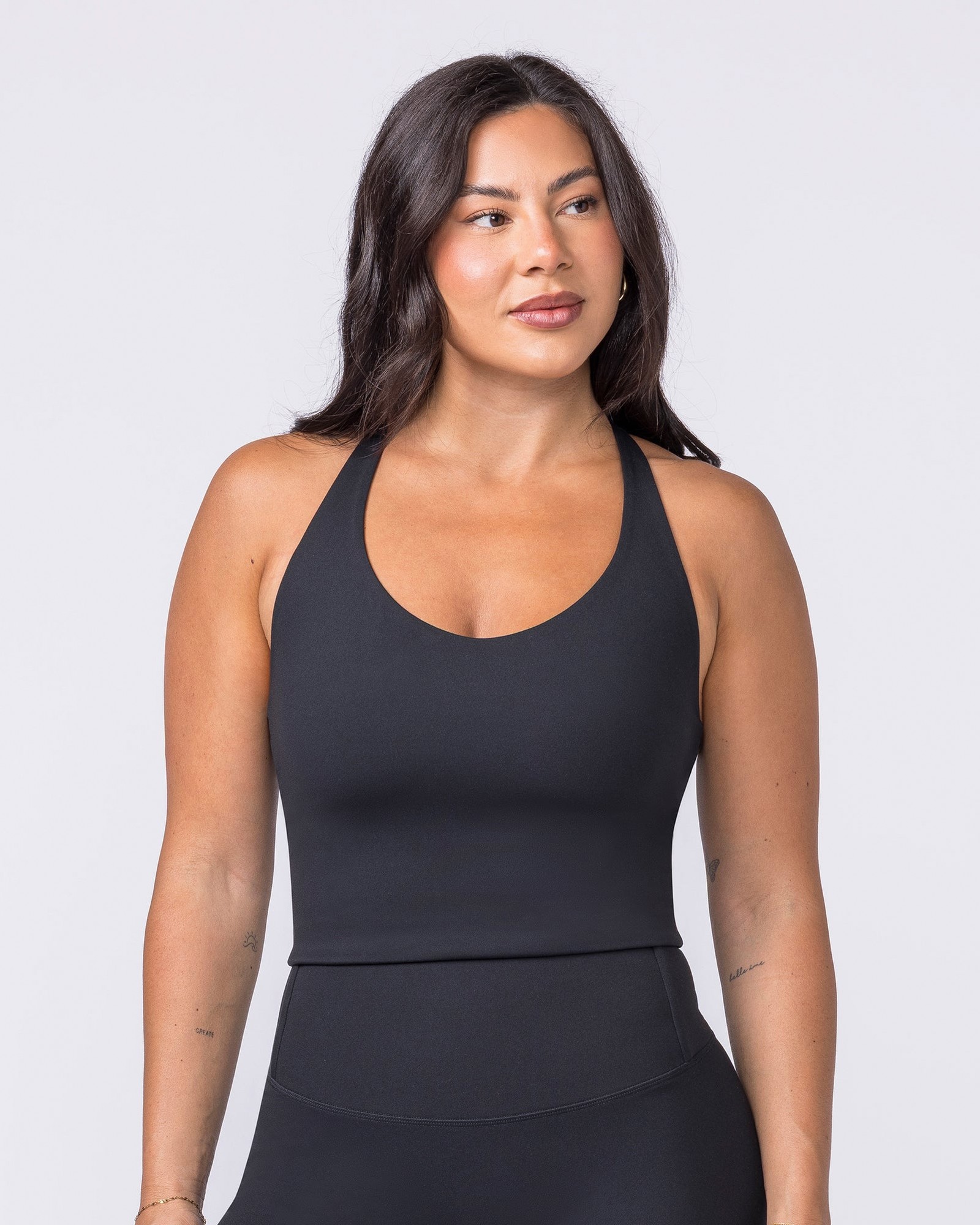 Everyday Form Cropped Tank - Black
