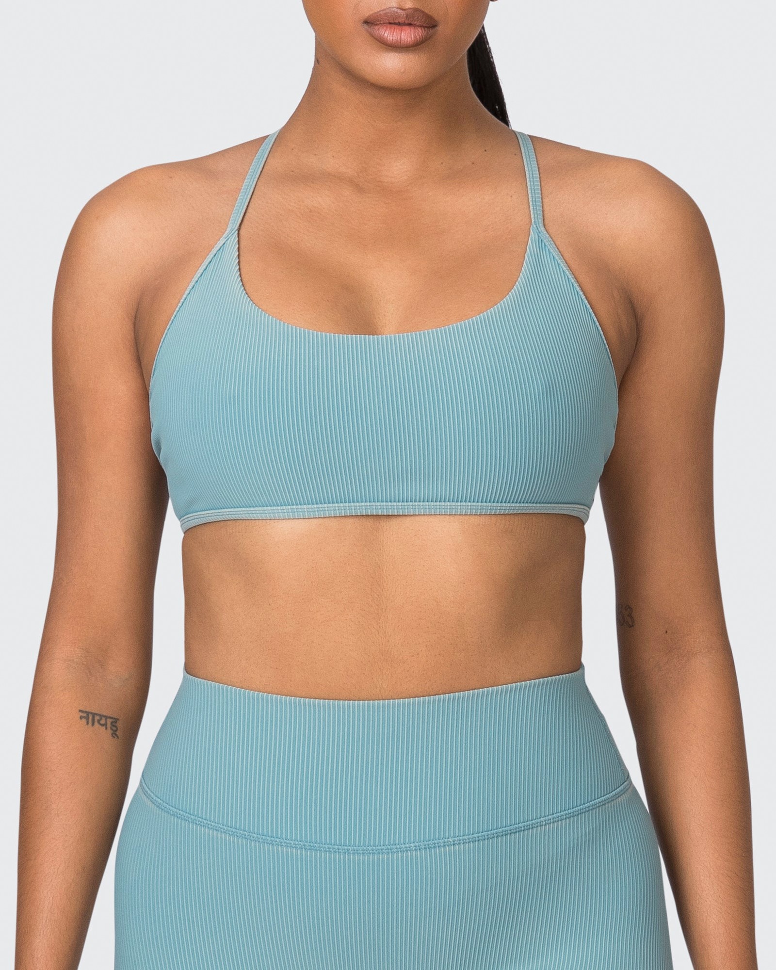 Essence Vintage Rib Bralette - Washed Harbour