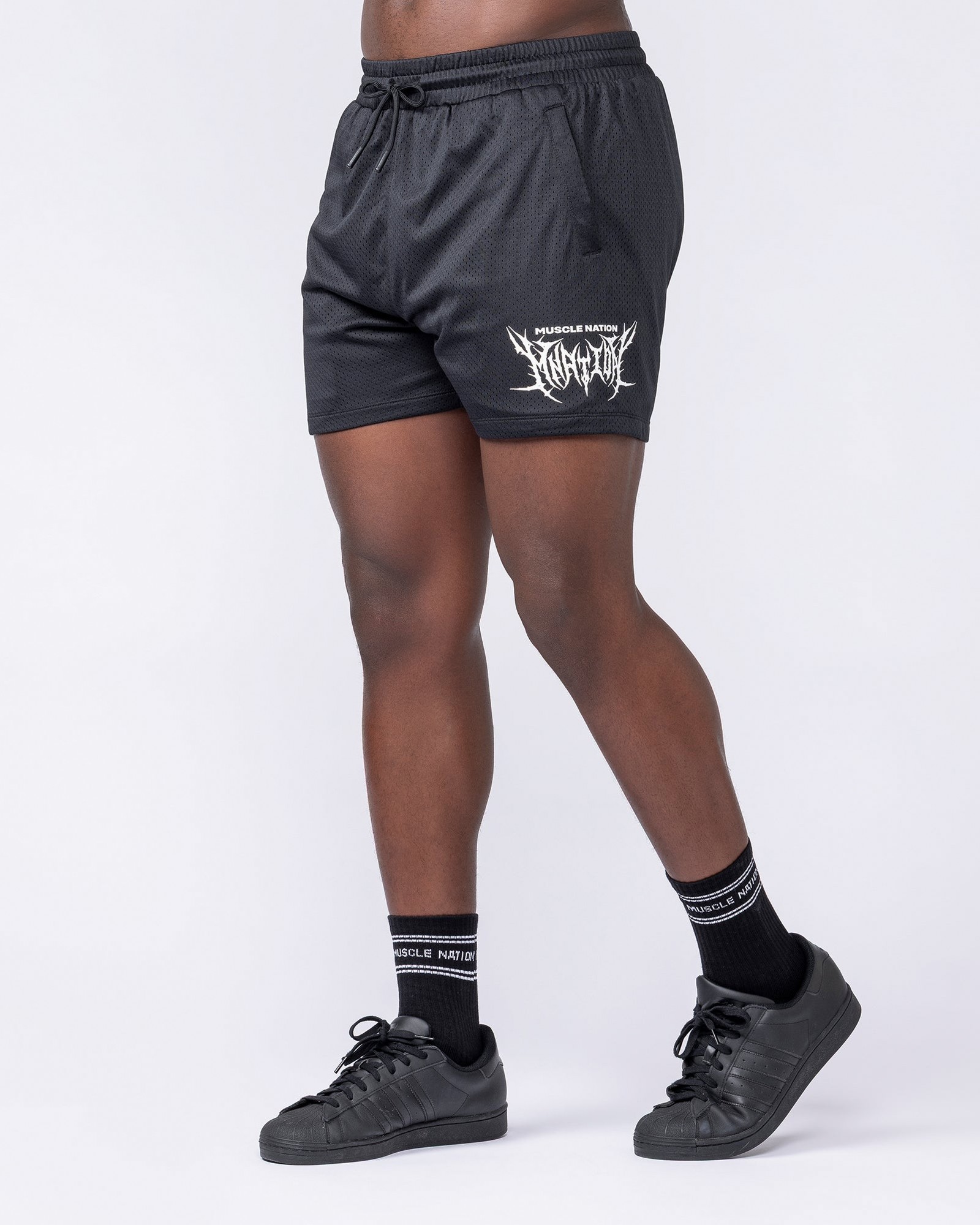 Gothic Lay Up 3.5" Shorts - Black