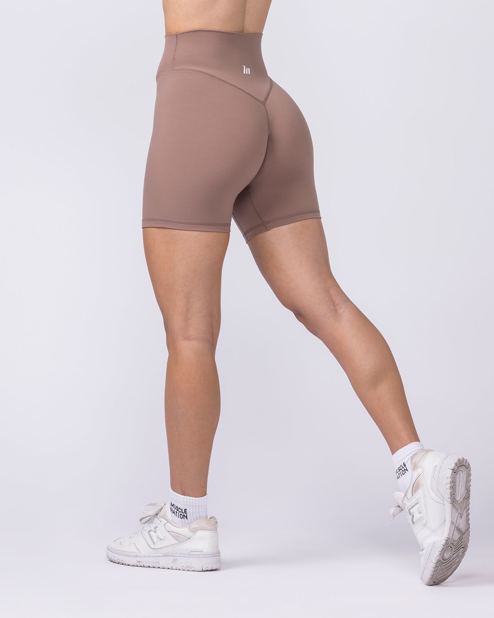 Liberty High Rise Bike Shorts - Cookie