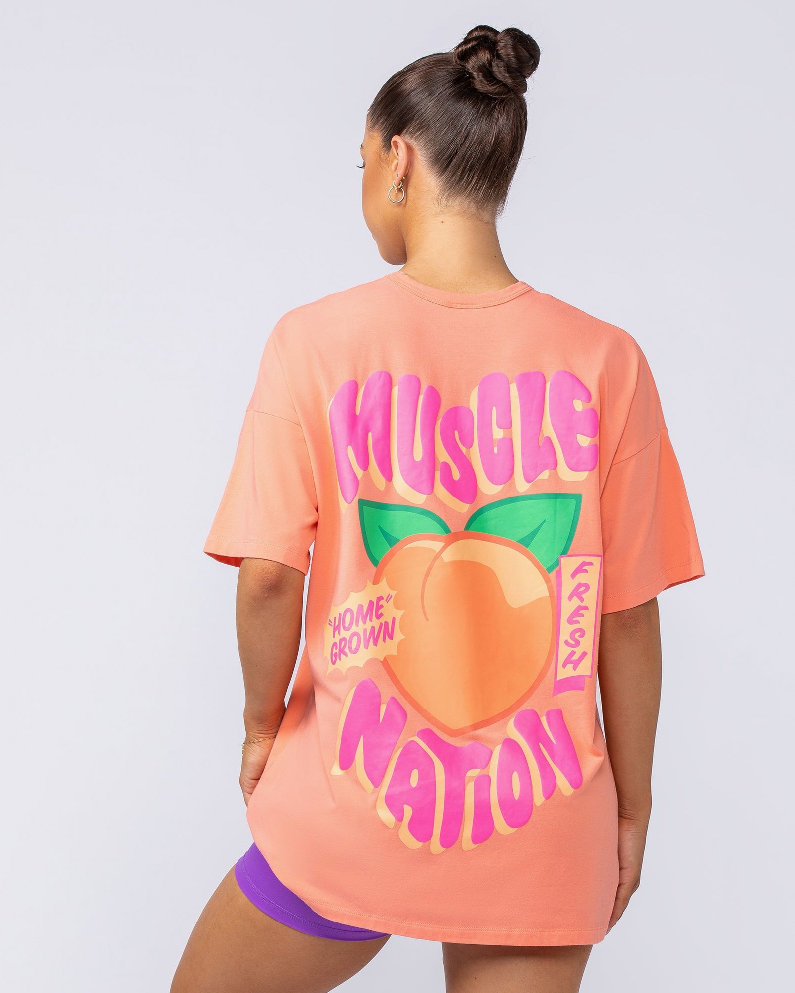 Peachy Oversized Tee - Peachy