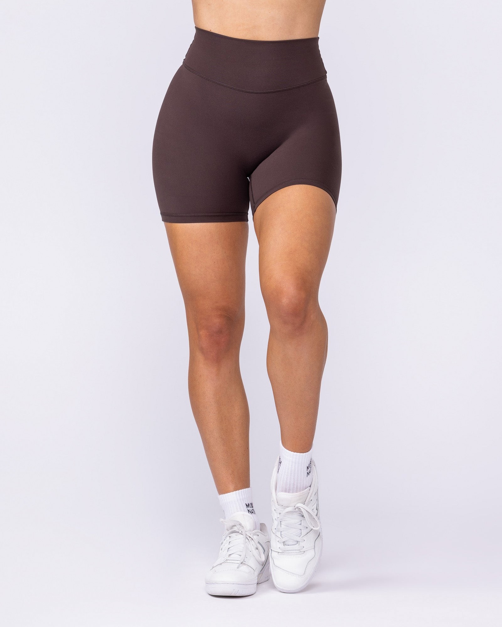 Liberty High Rise Bike Shorts - Cocoa