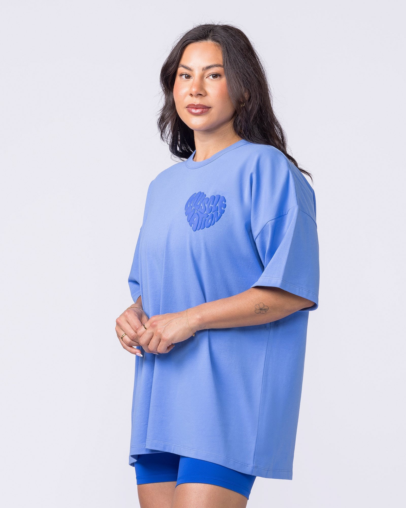Peachy Oversized Tee - Salt Air