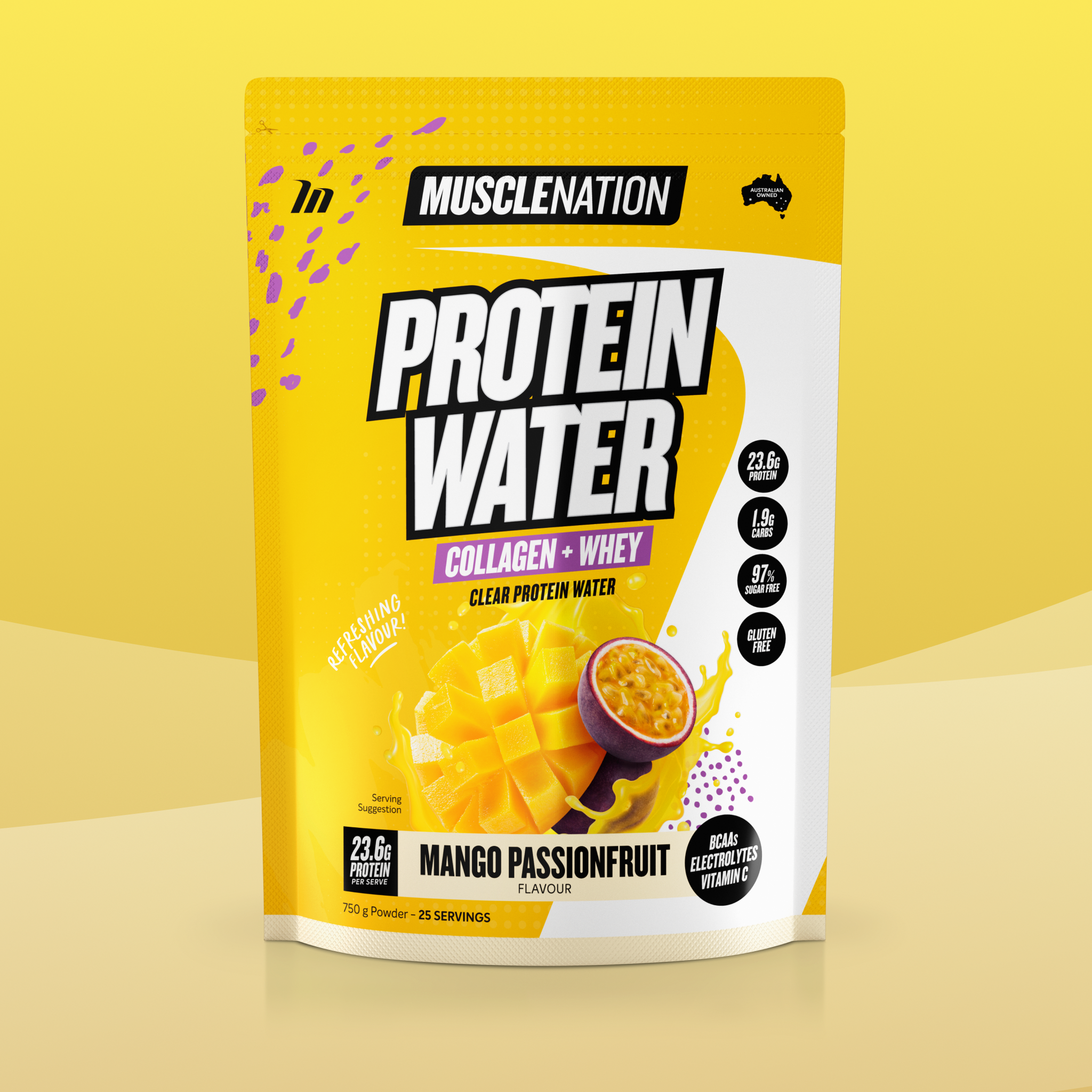 PROTEIN WATER - Mango Passionfruit - 25 serves