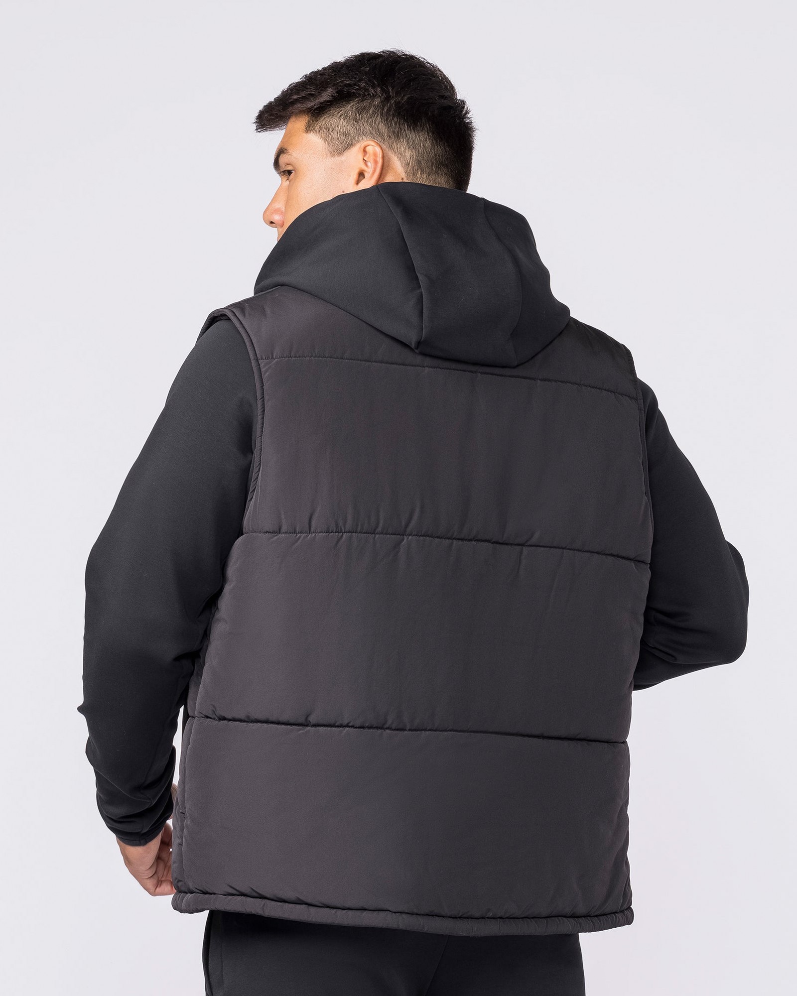 Essential Puffer Vest - Black