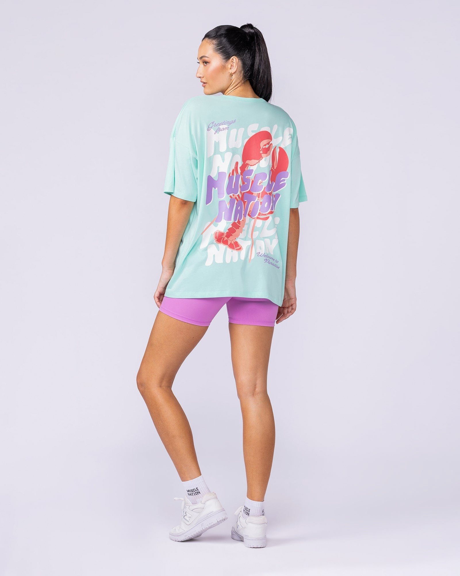 Pinchy Oversized Tee - Spearmint