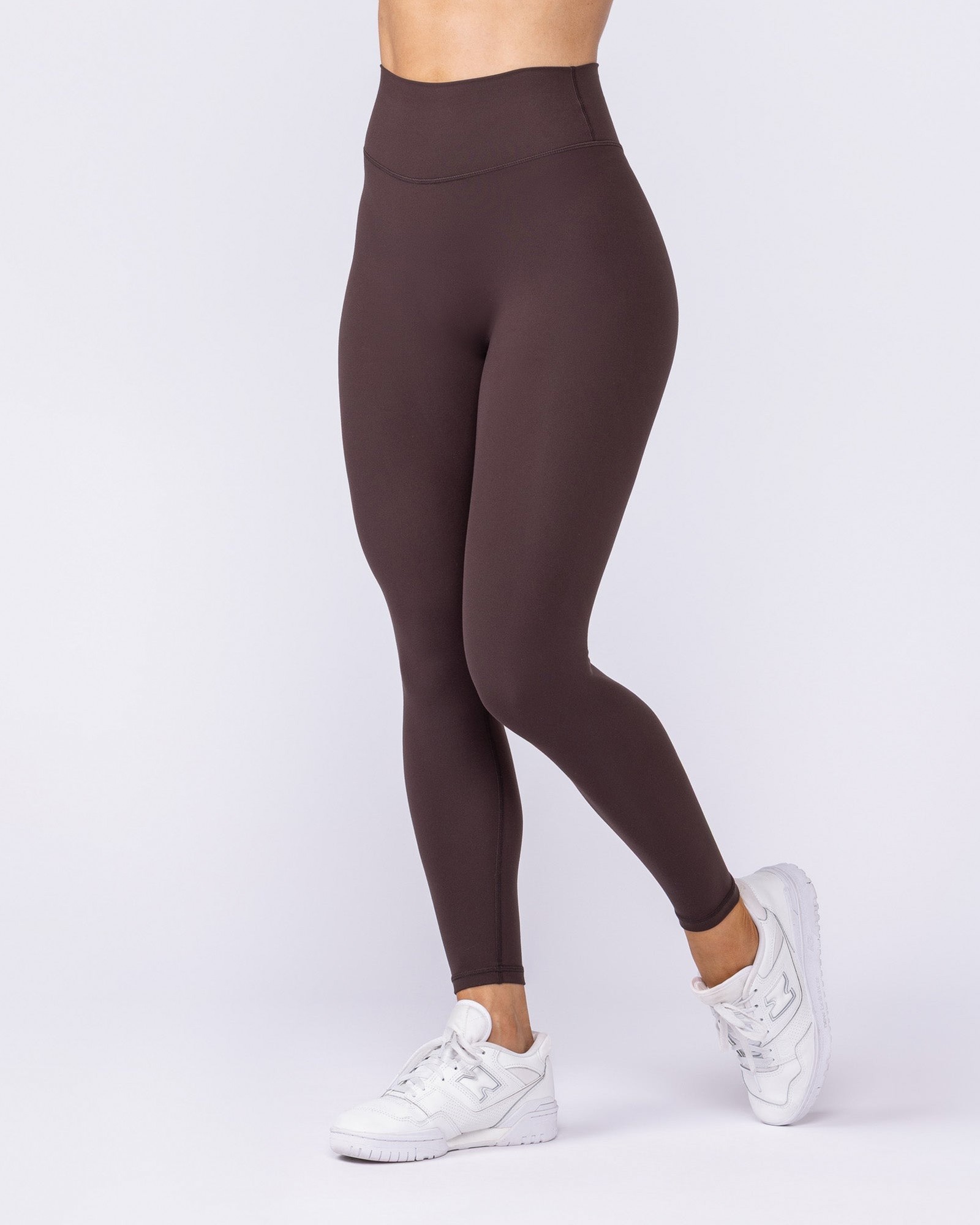 Liberty High Rise Ankle Length Leggings - Cocoa