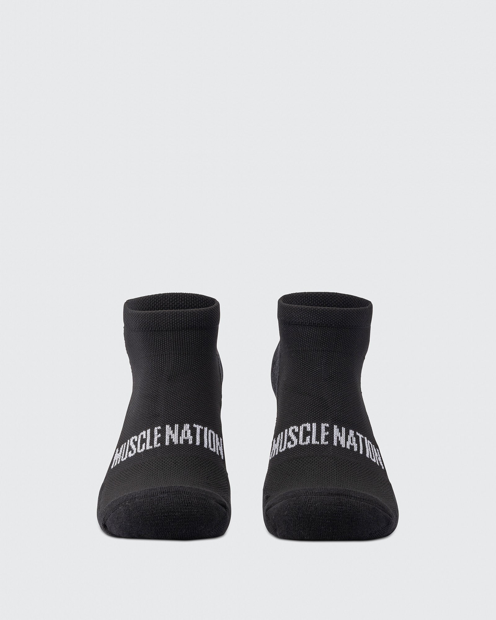 Womens Ankle Socks (x2 Pack) - Black