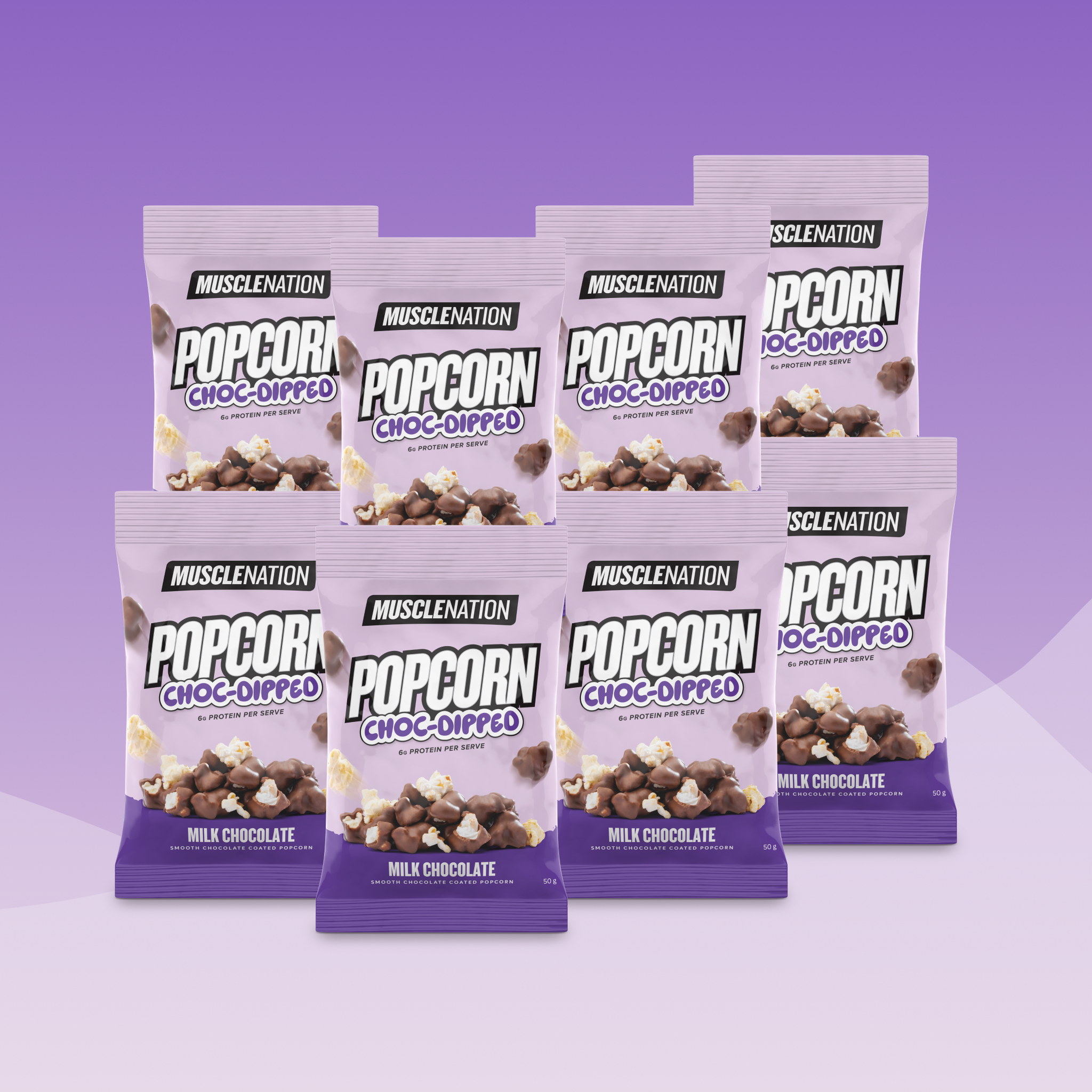 POPCORN CHOC-DIPPED - Milk Chocolate - Box of 8