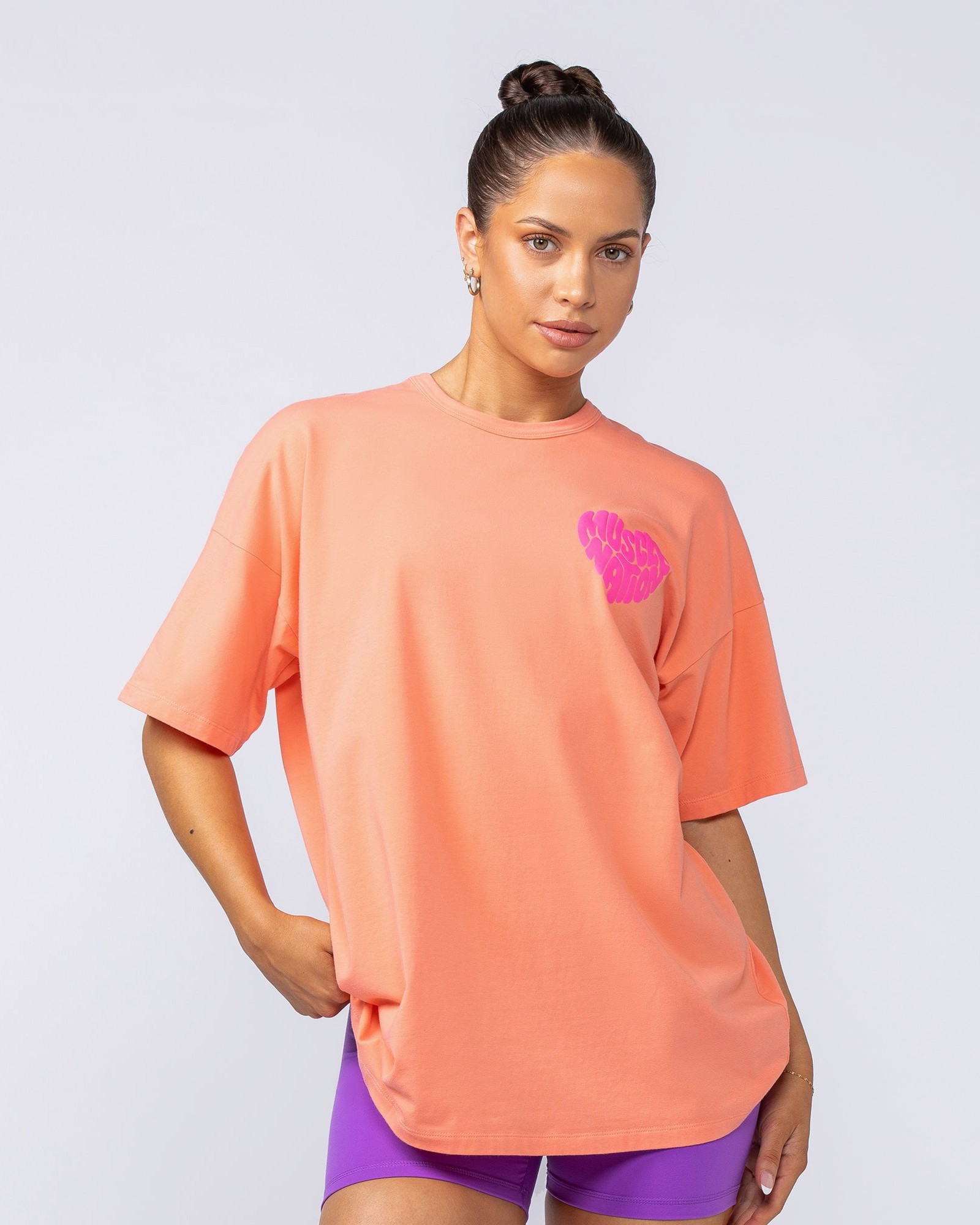 Peachy Oversized Tee - Peachy