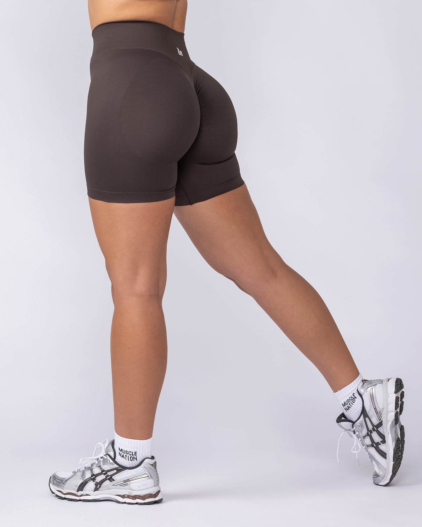Sculpt Seamless Midway Shorts - Cocoa
