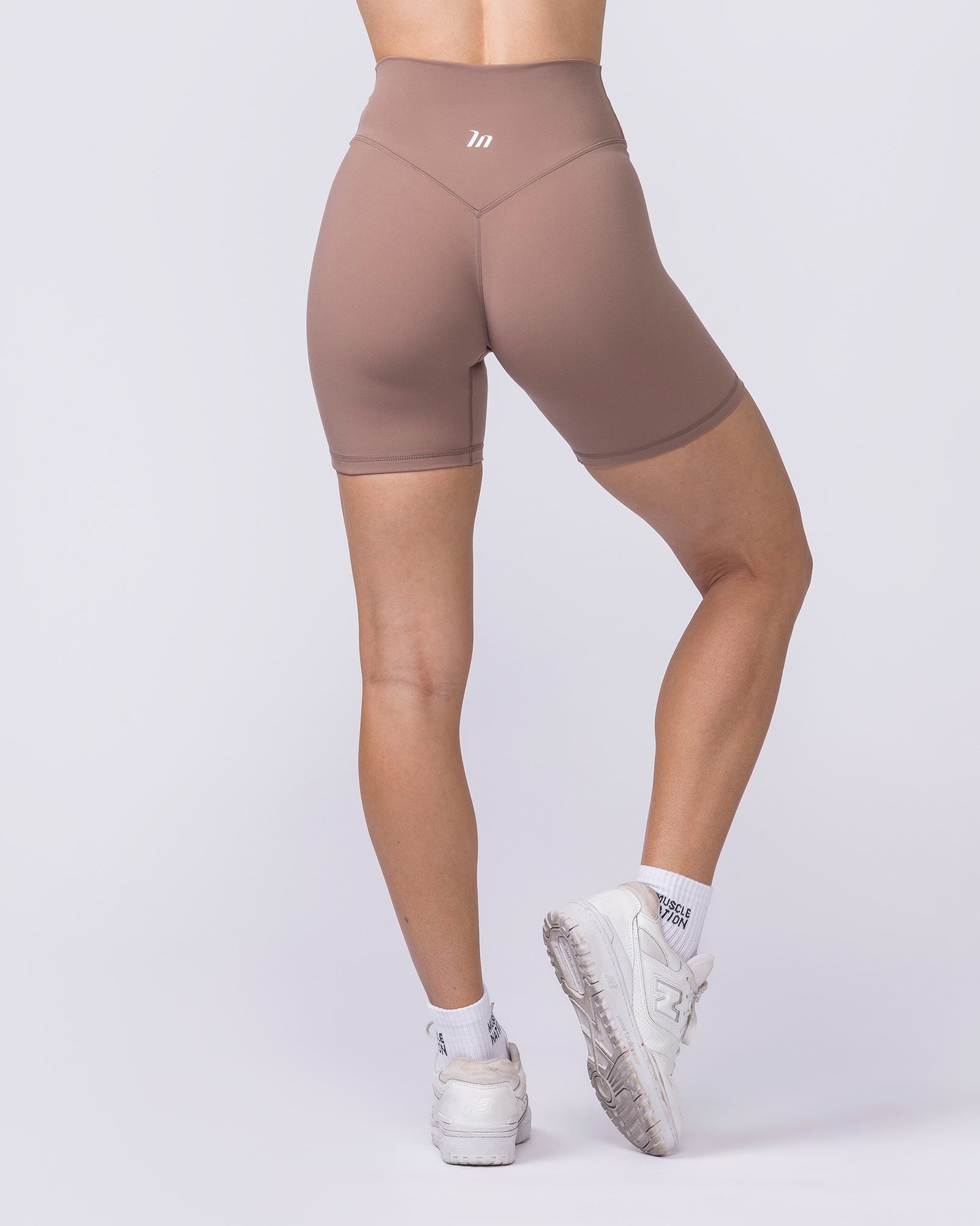 Liberty High Rise Bike Shorts - Cookie