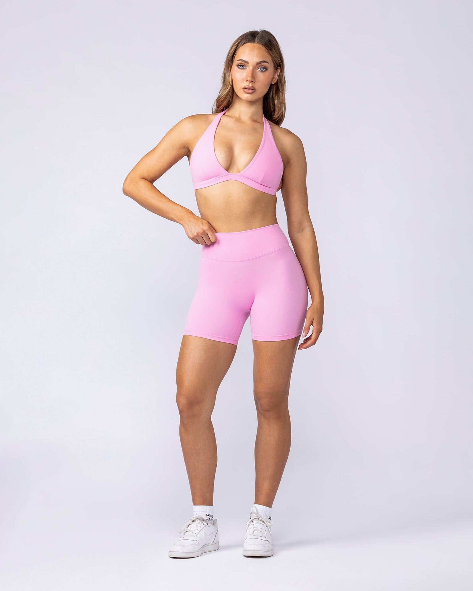 Liberty High Rise Midway Shorts - Pink Frosting