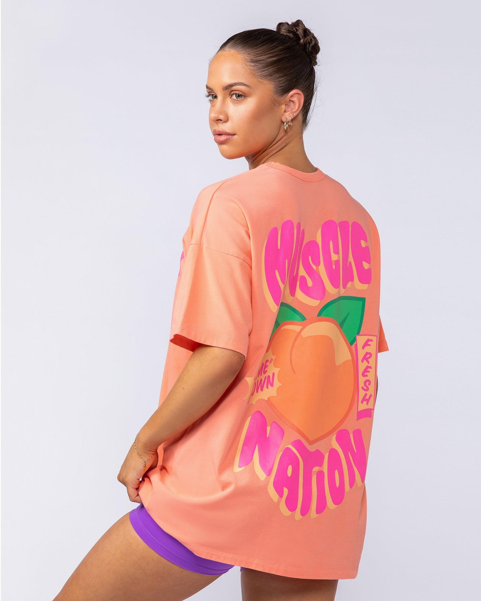 Peachy Oversized Tee - Peachy
