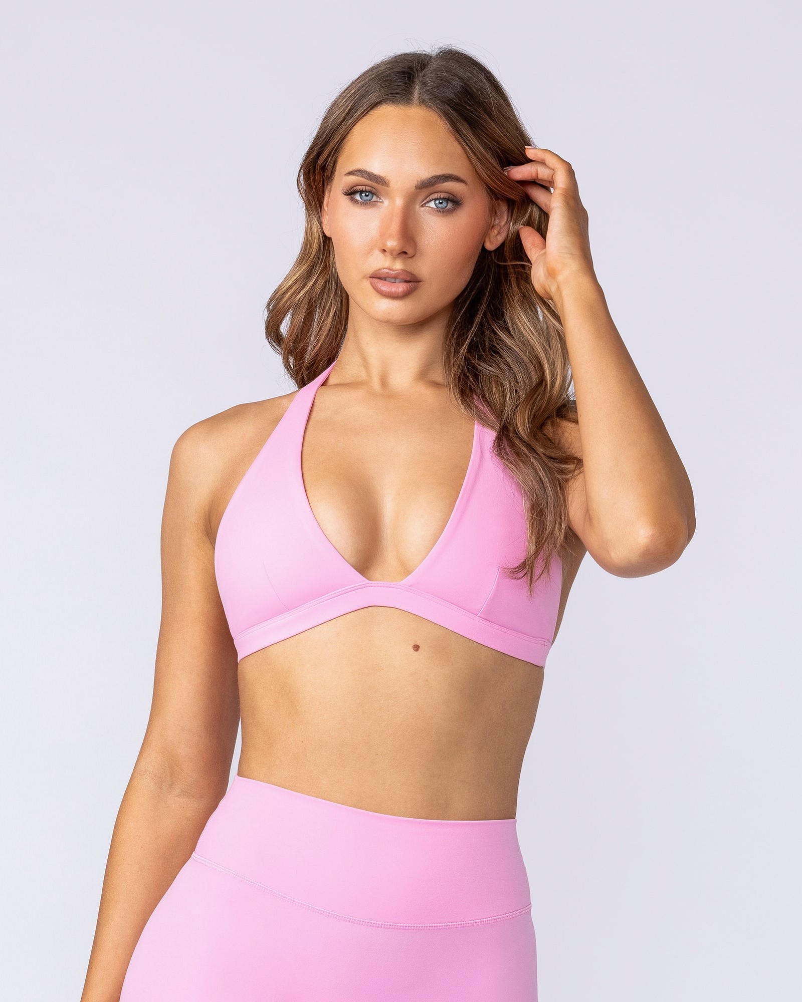 Halter Bralette - Pink Frosting