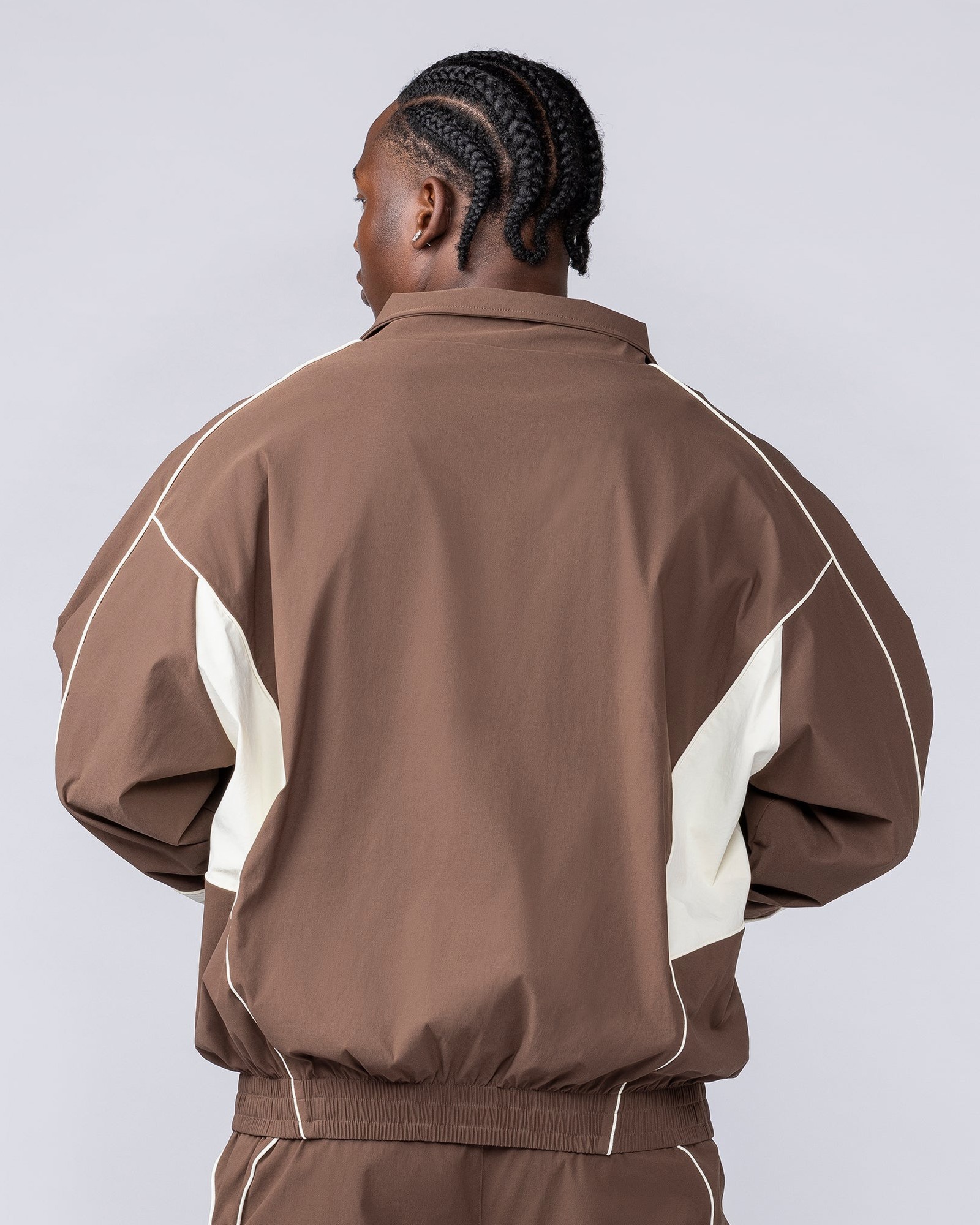 Command Windbreaker Zip Through - Brown