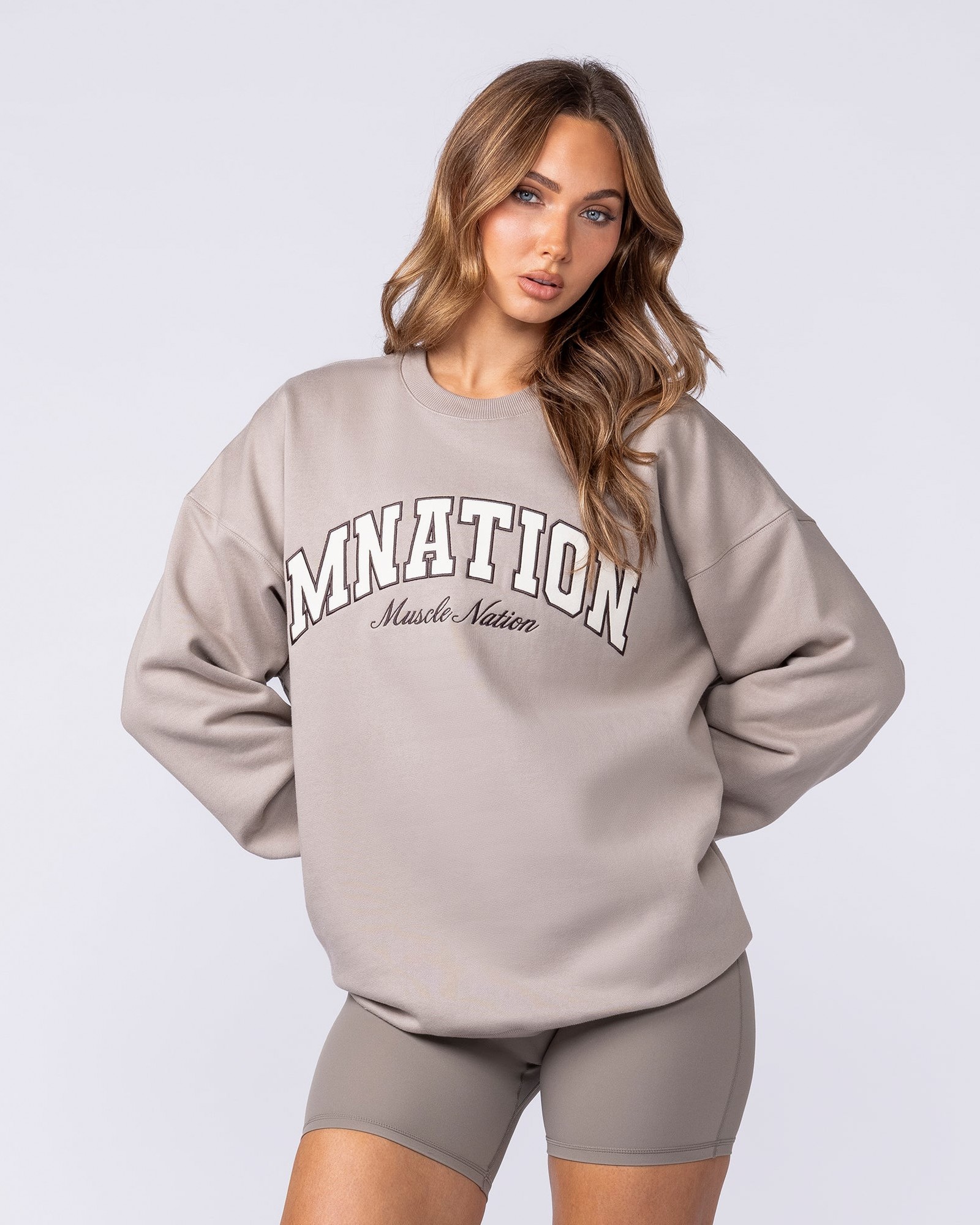 Studio Oversized Pullover - Oat