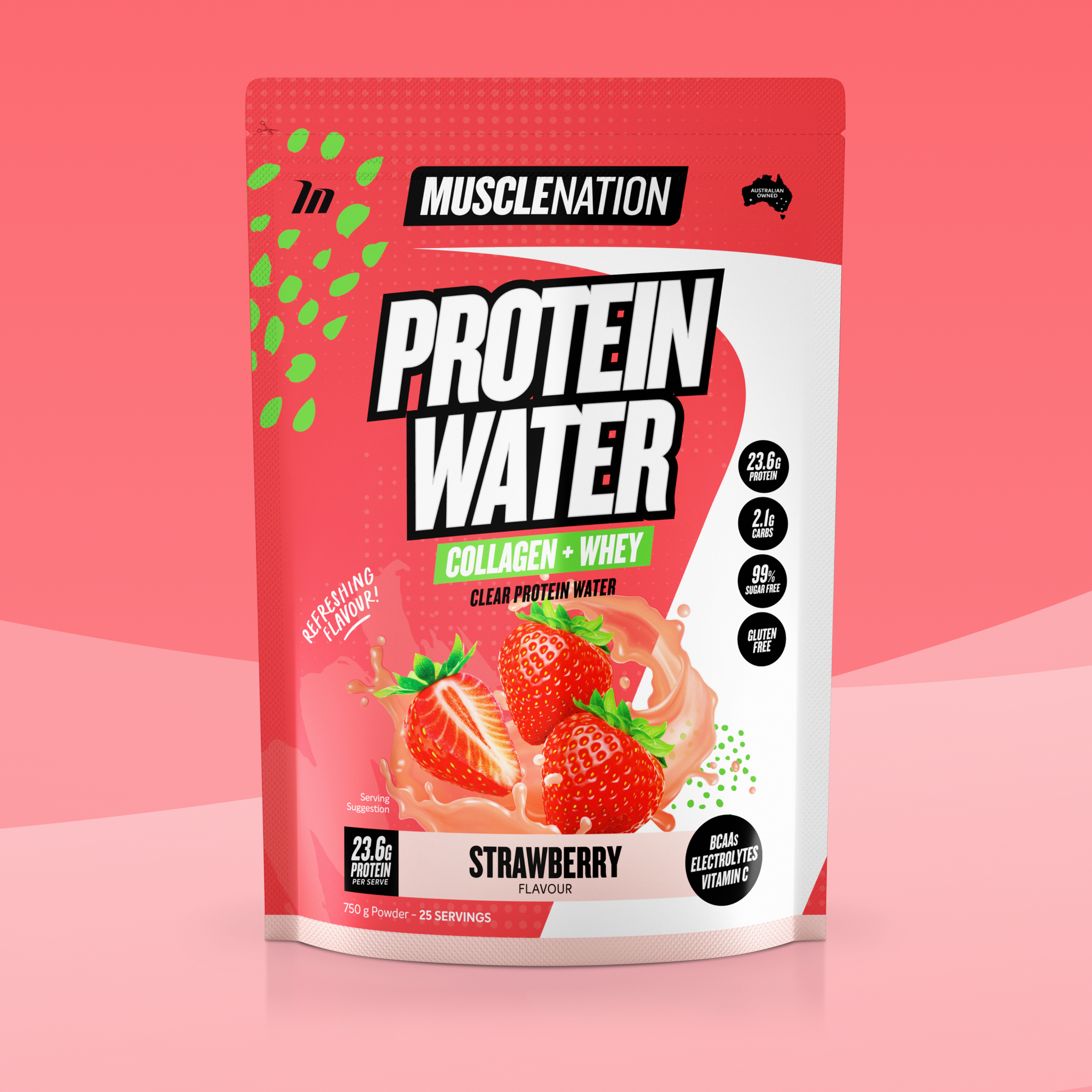 PROTEIN WATER - Strawberry - 25 serves
