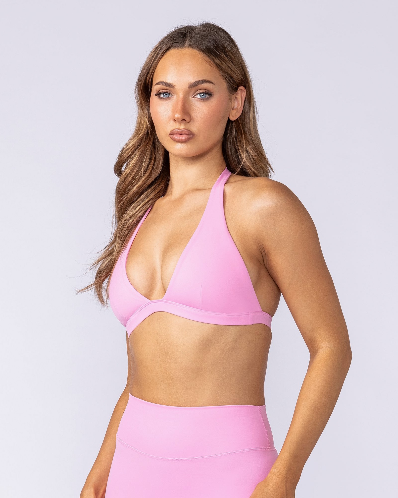 Halter Bralette - Pink Frosting