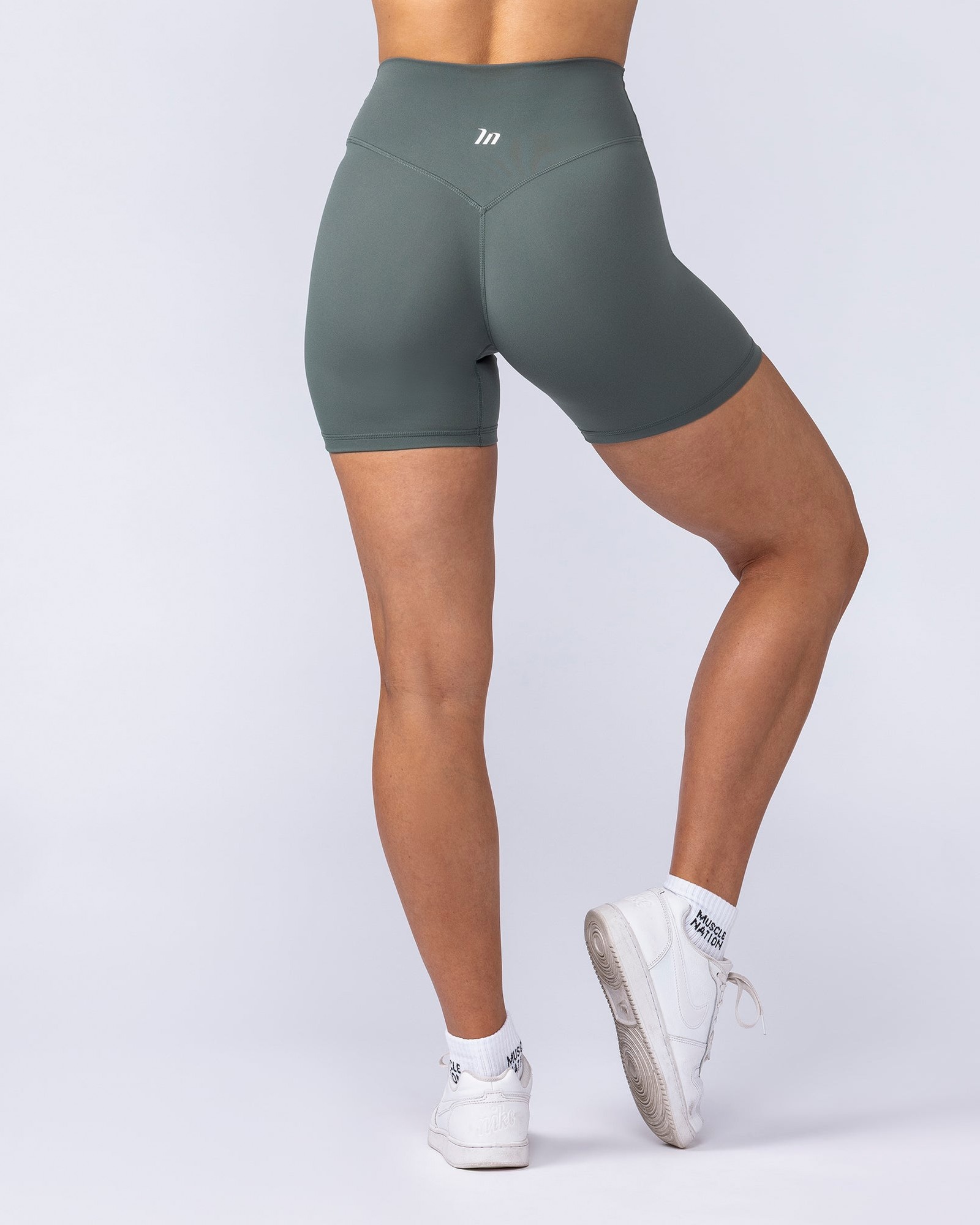 Liberty High Rise Midway Shorts - Pine