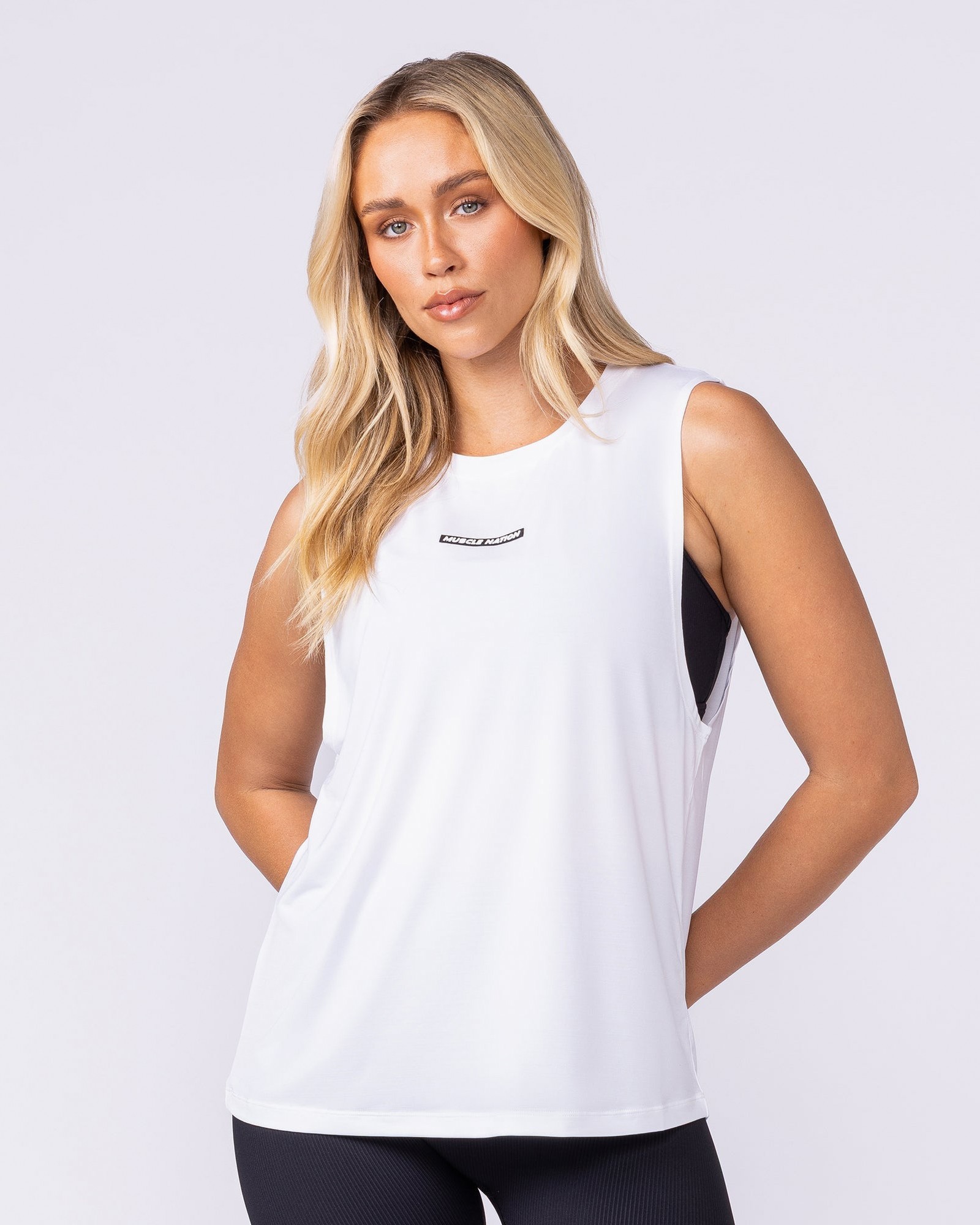 Active Drop Arm Training Tank - White