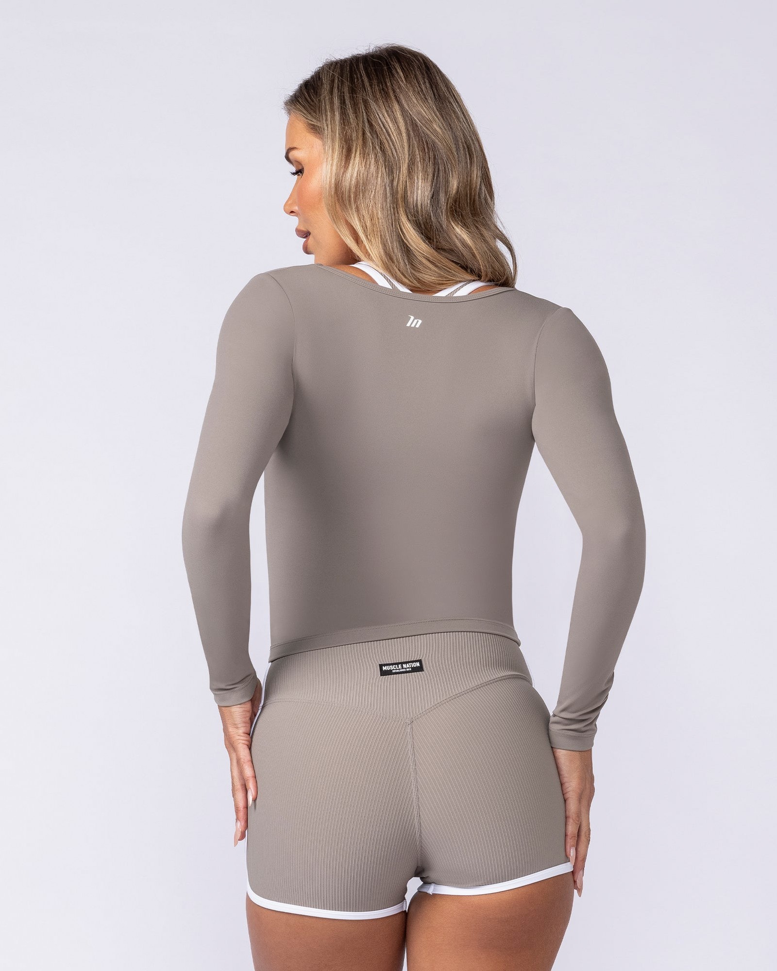 Tempo Long Sleeve Top - Oat