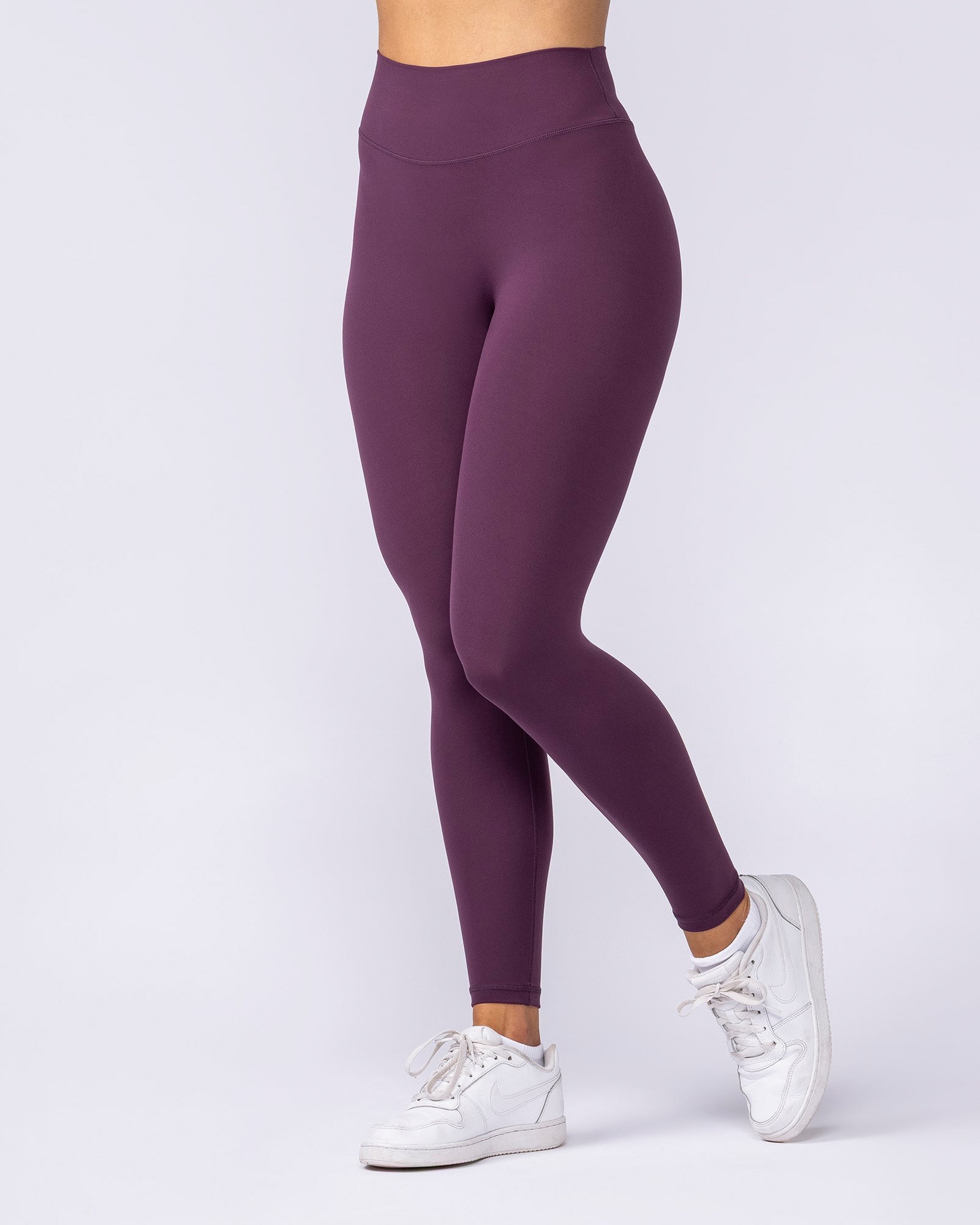 Liberty High Rise Ankle Length Leggings - Cranberry